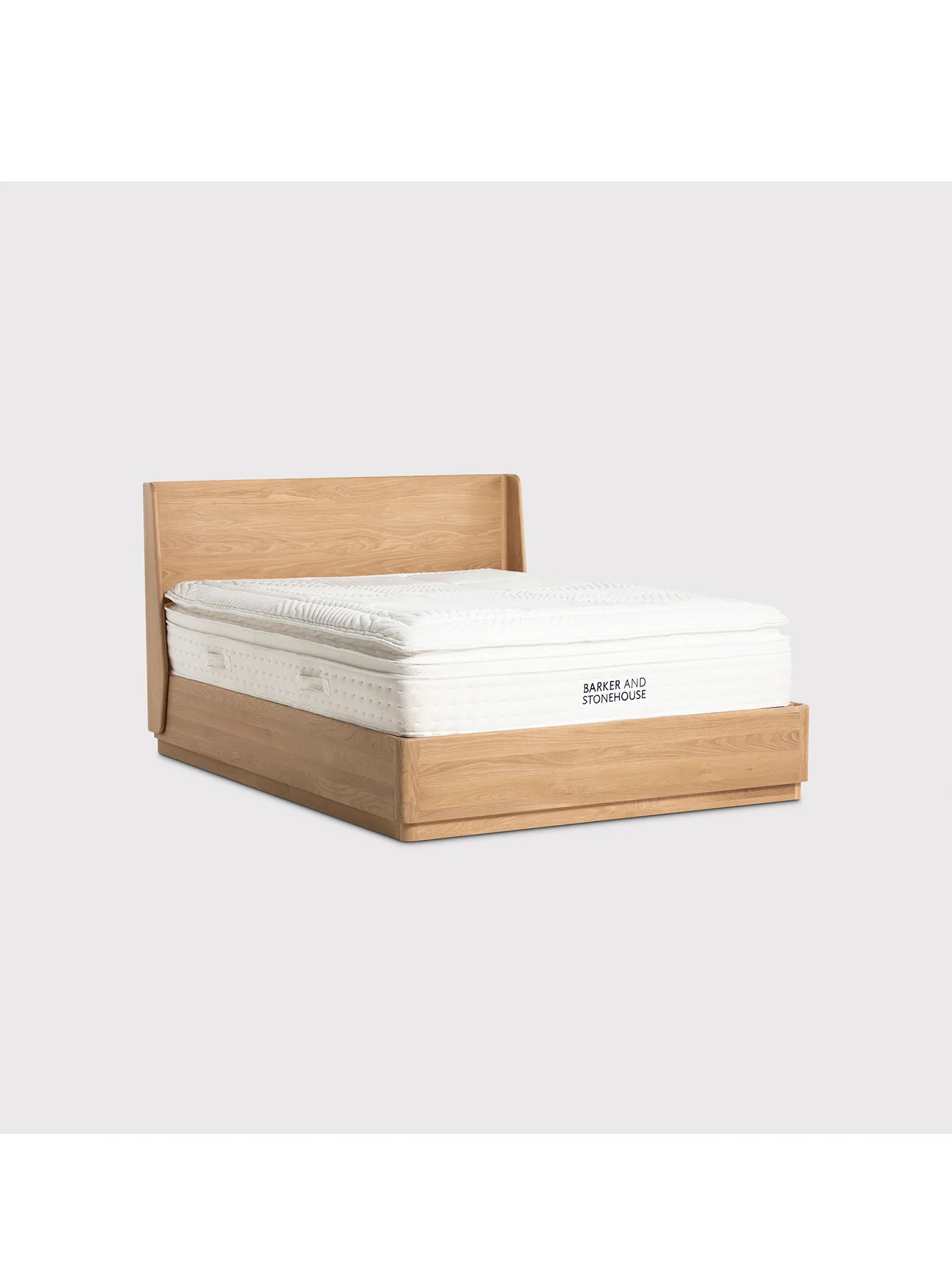 Olav Solid Oak King Bed Frame - Image 3