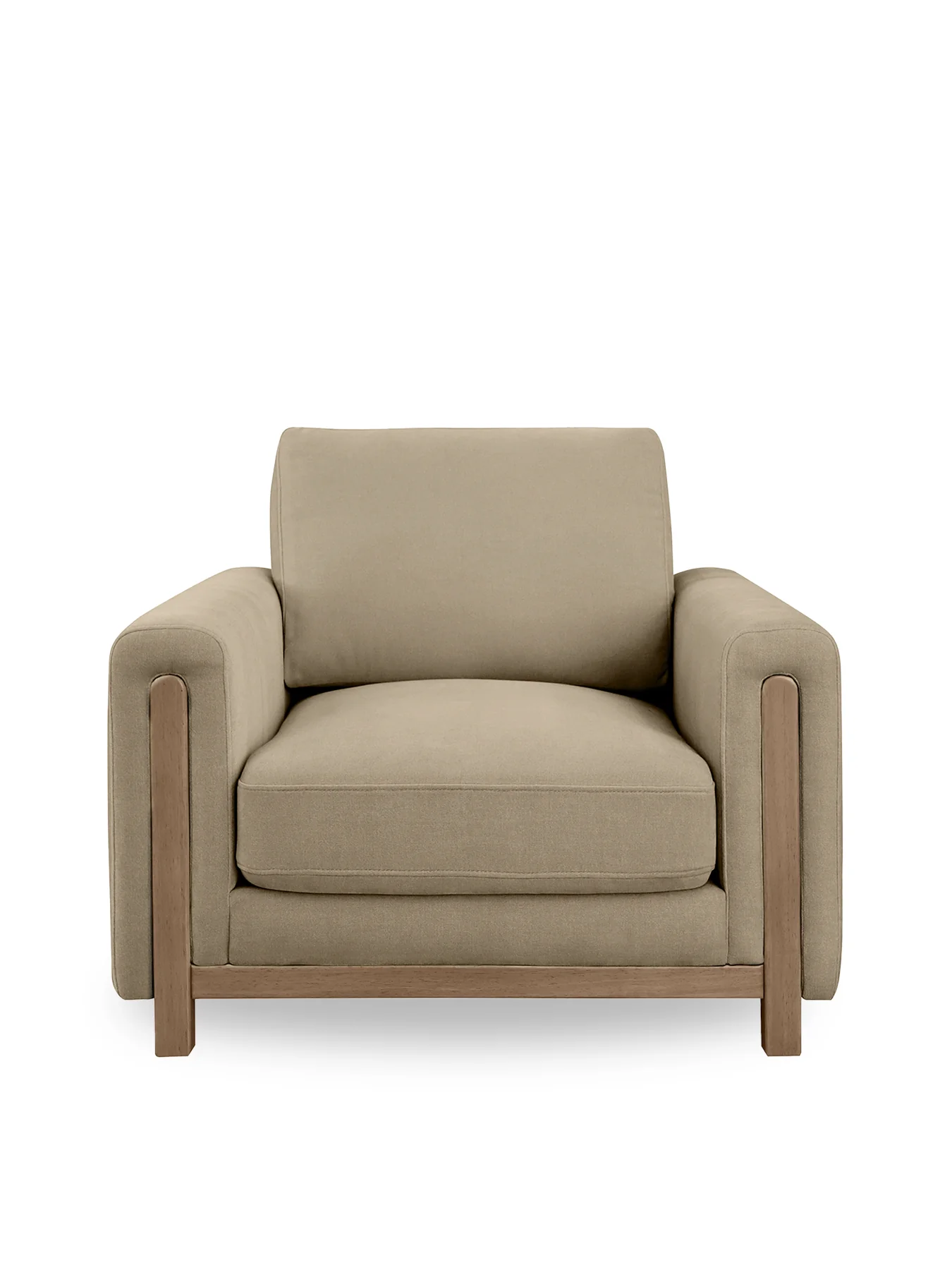 Reynard Fabric Armchair Neutral