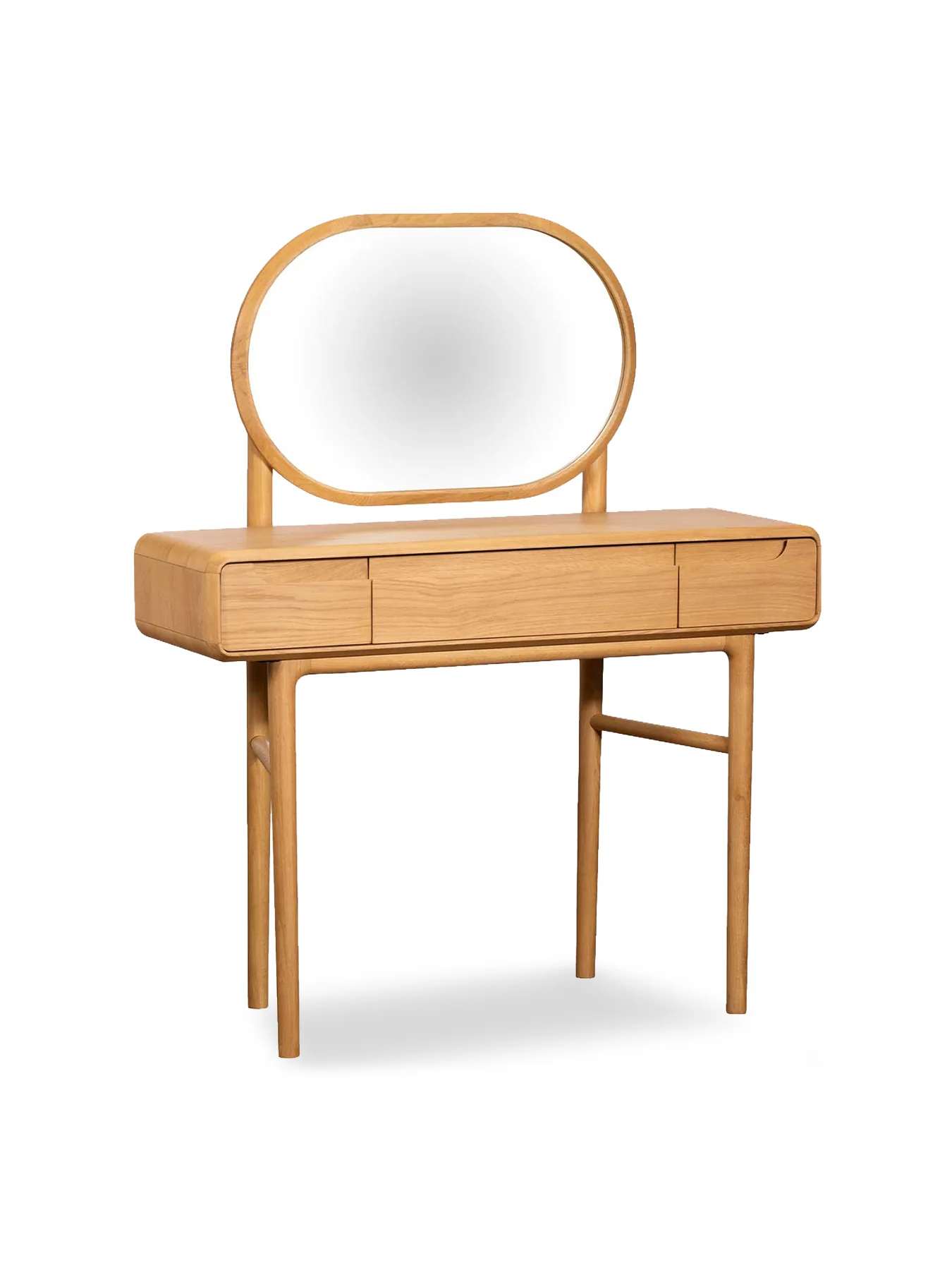 Winchester Solid Oak Dressing Table With Mirror