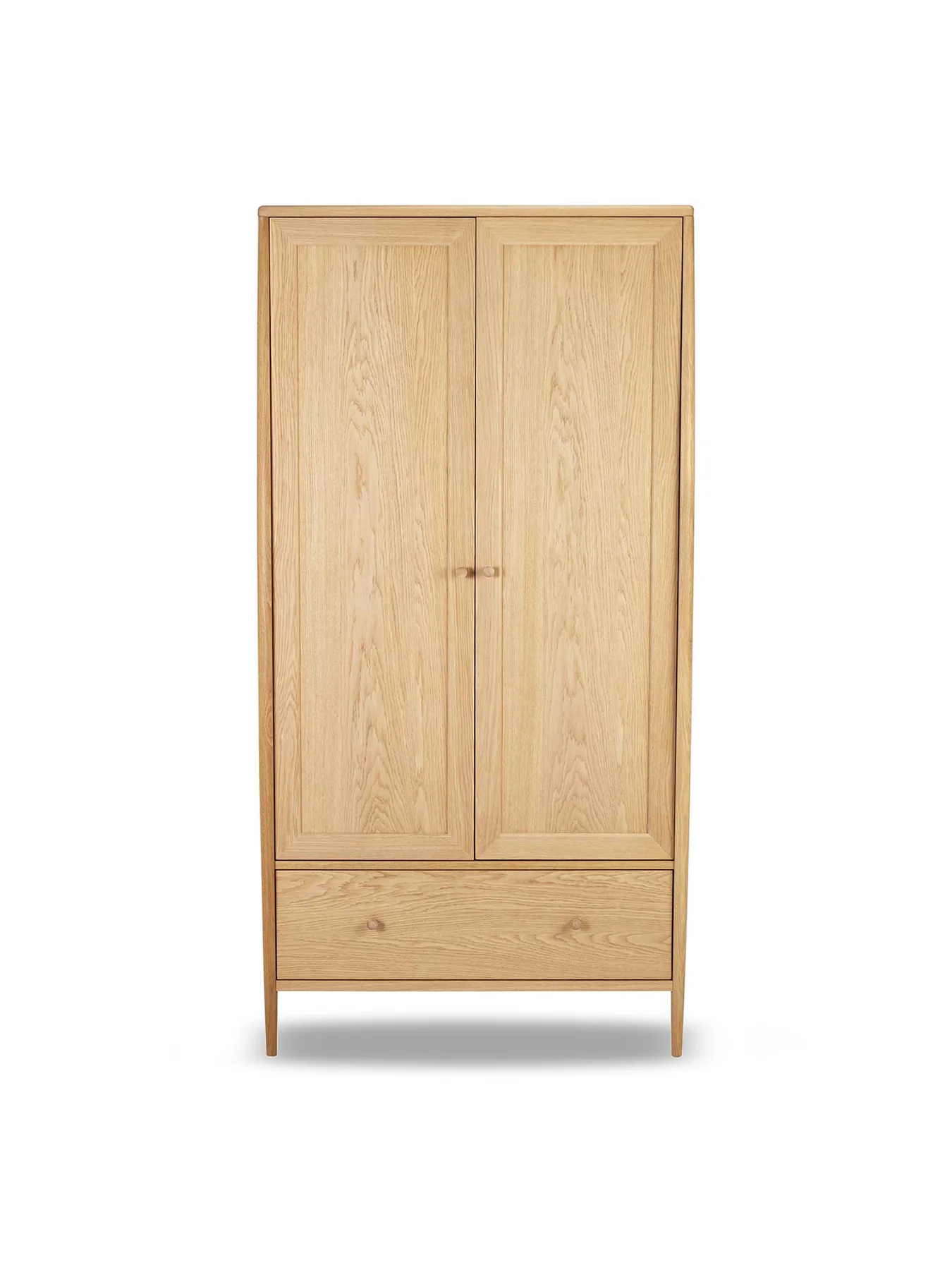 Winslow Oak 2 Door Wardrobe