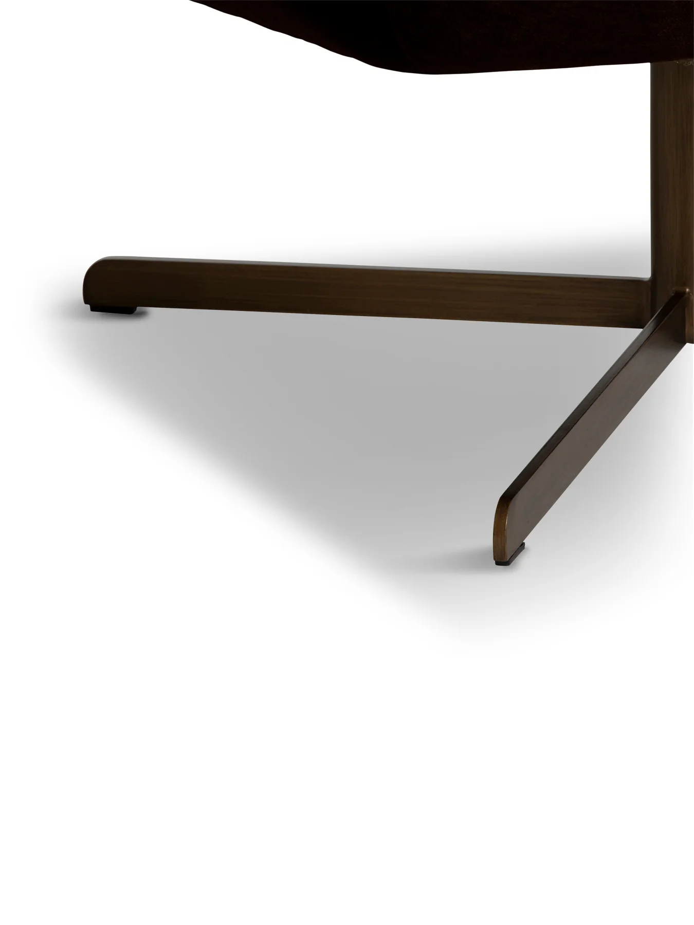 Milne Dark Brown Fabric Swivel Armchair - Image 3