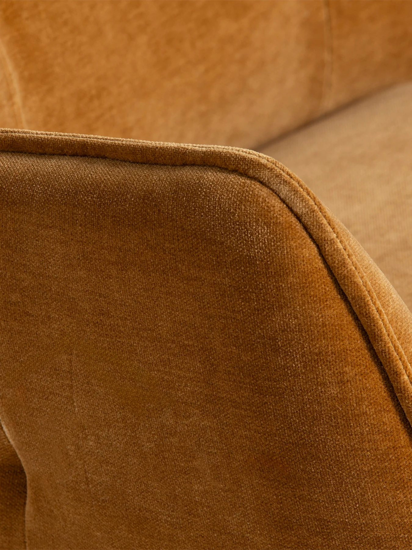 Milne Light Brown Fabric Swivel Armchair - Image 4