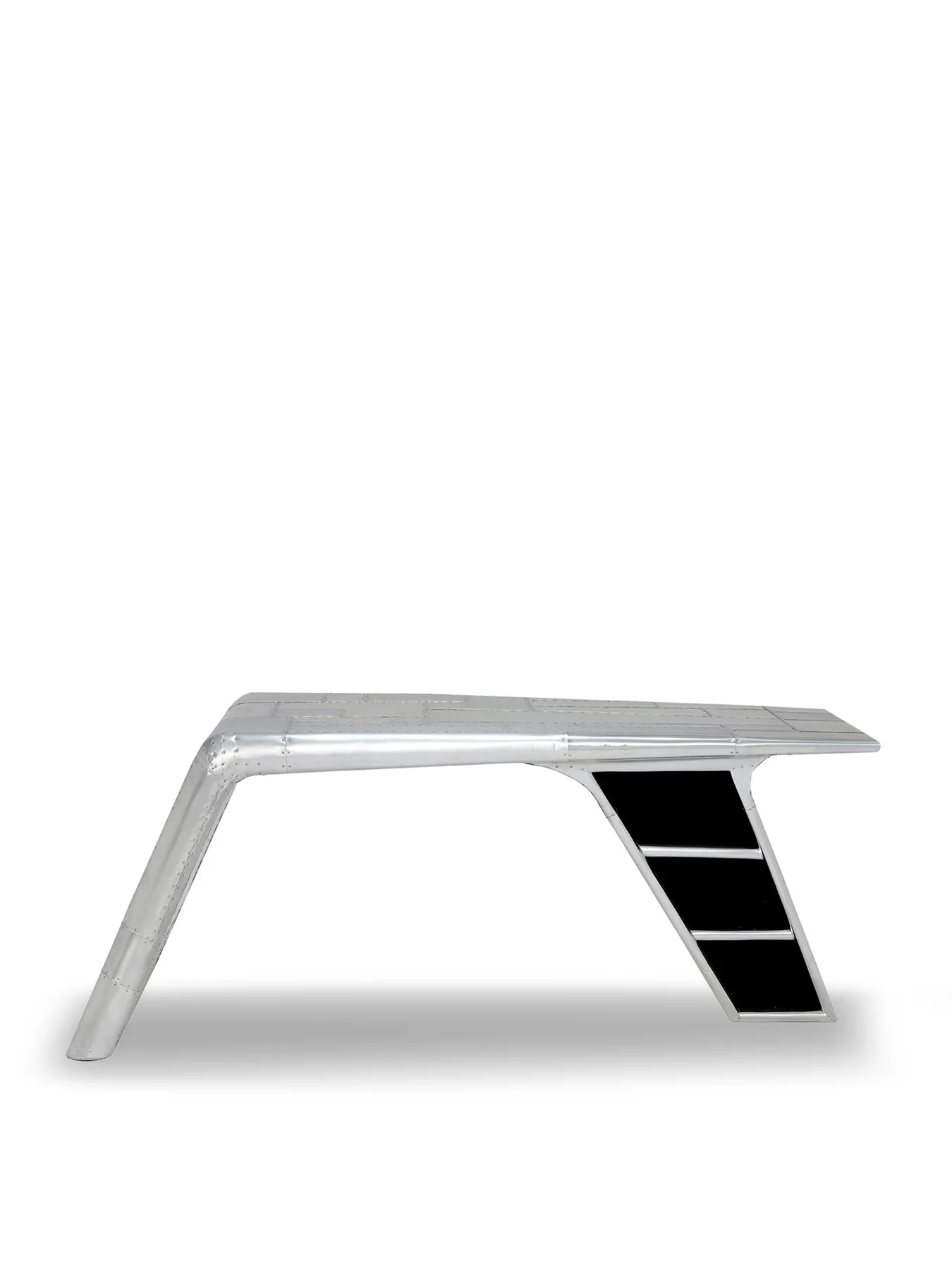 Aviator Blackhawk Valkyrie Metal Desk Silver