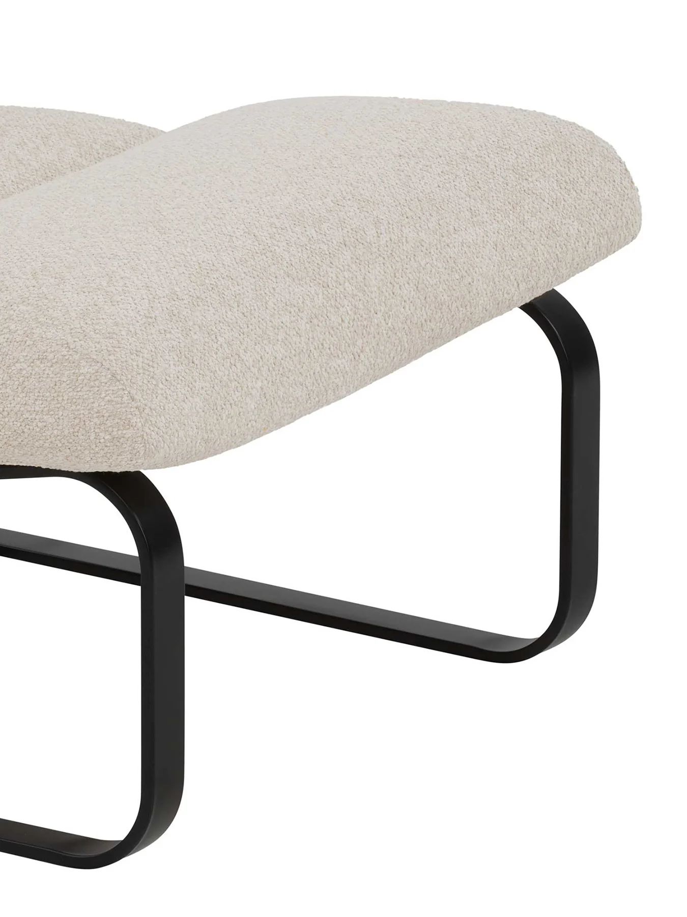Lucien Cream Fabric Accent Chair - Image 4