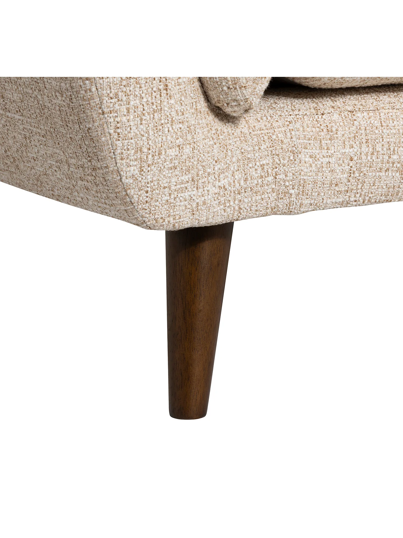 Malmo Neutral Fabric Armchair - Image 3