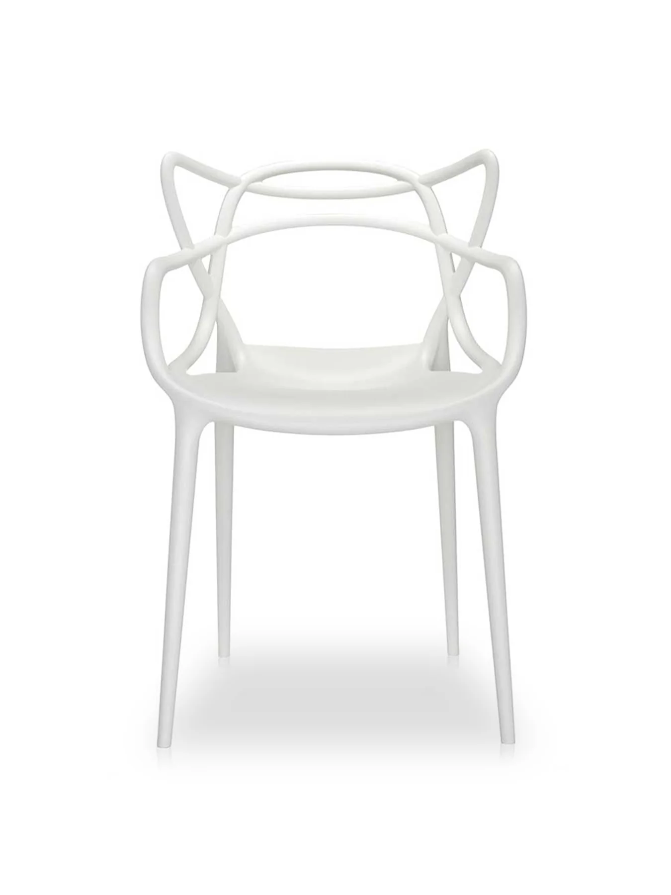 Masters Sculpted Dining Chair White