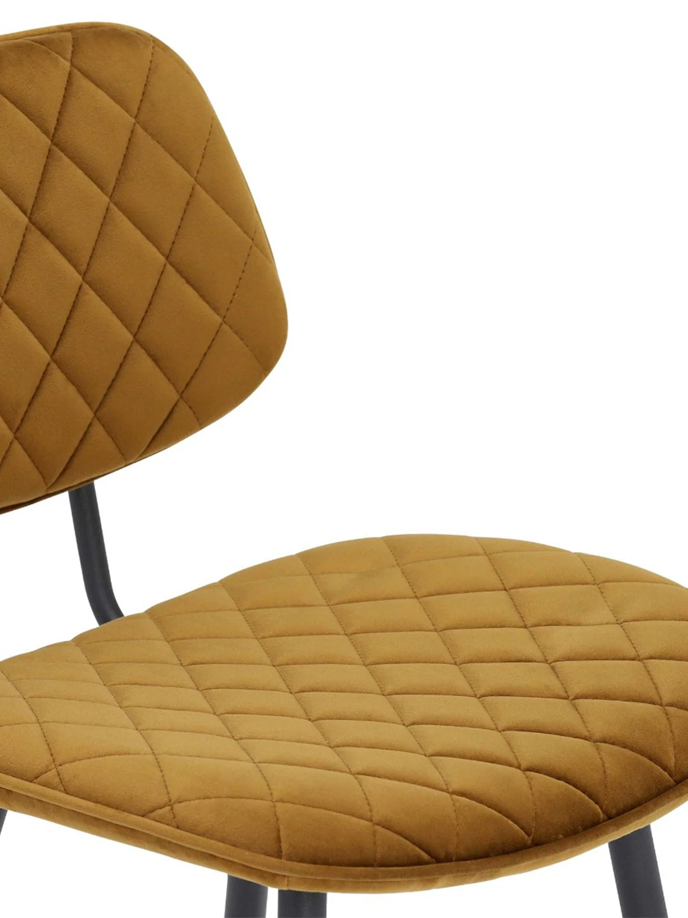 Archer Gold Velvet Counter Stool - Image 4