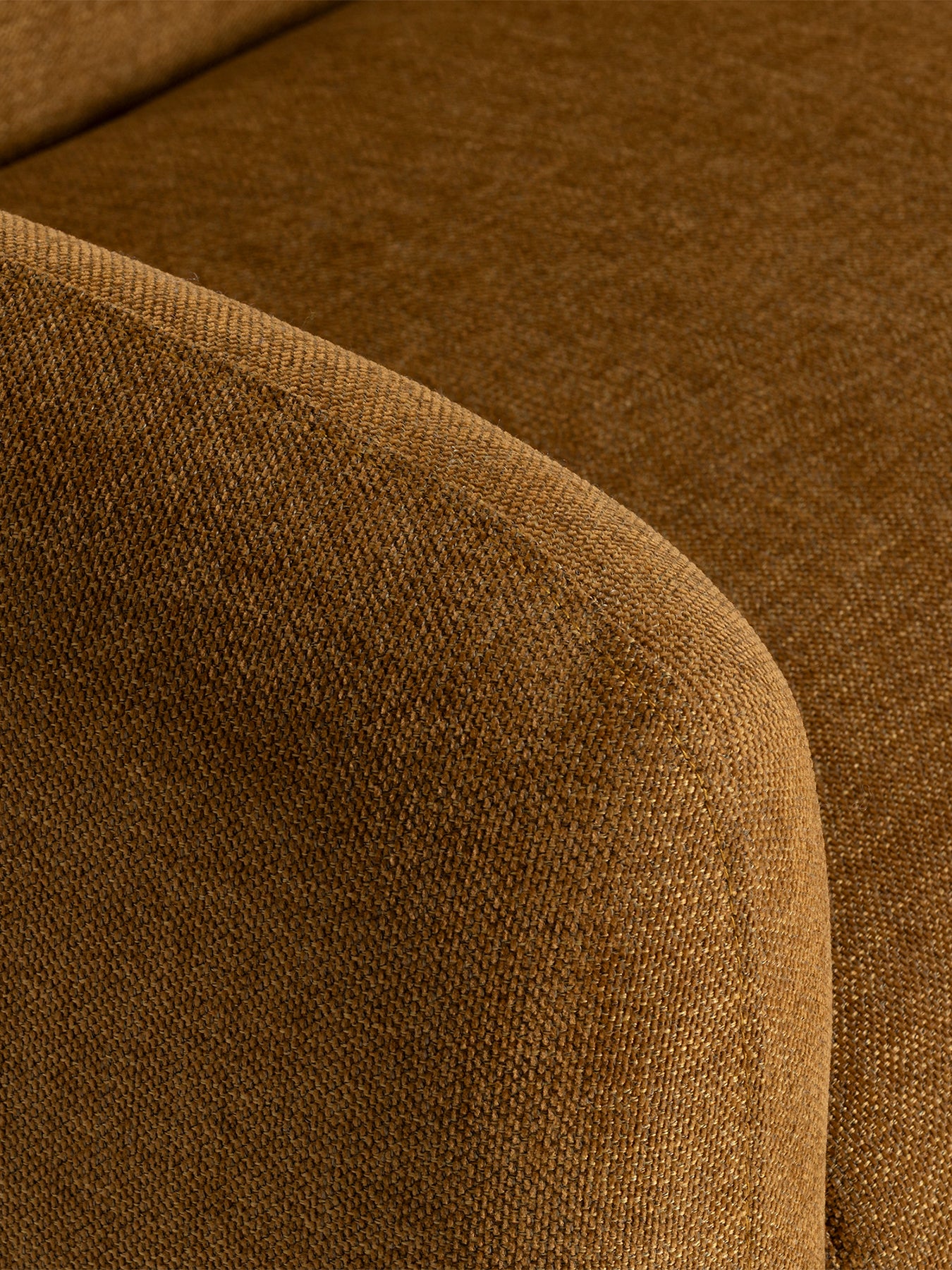 Connie Yellow Fabric Snuggle Chair - Image 4