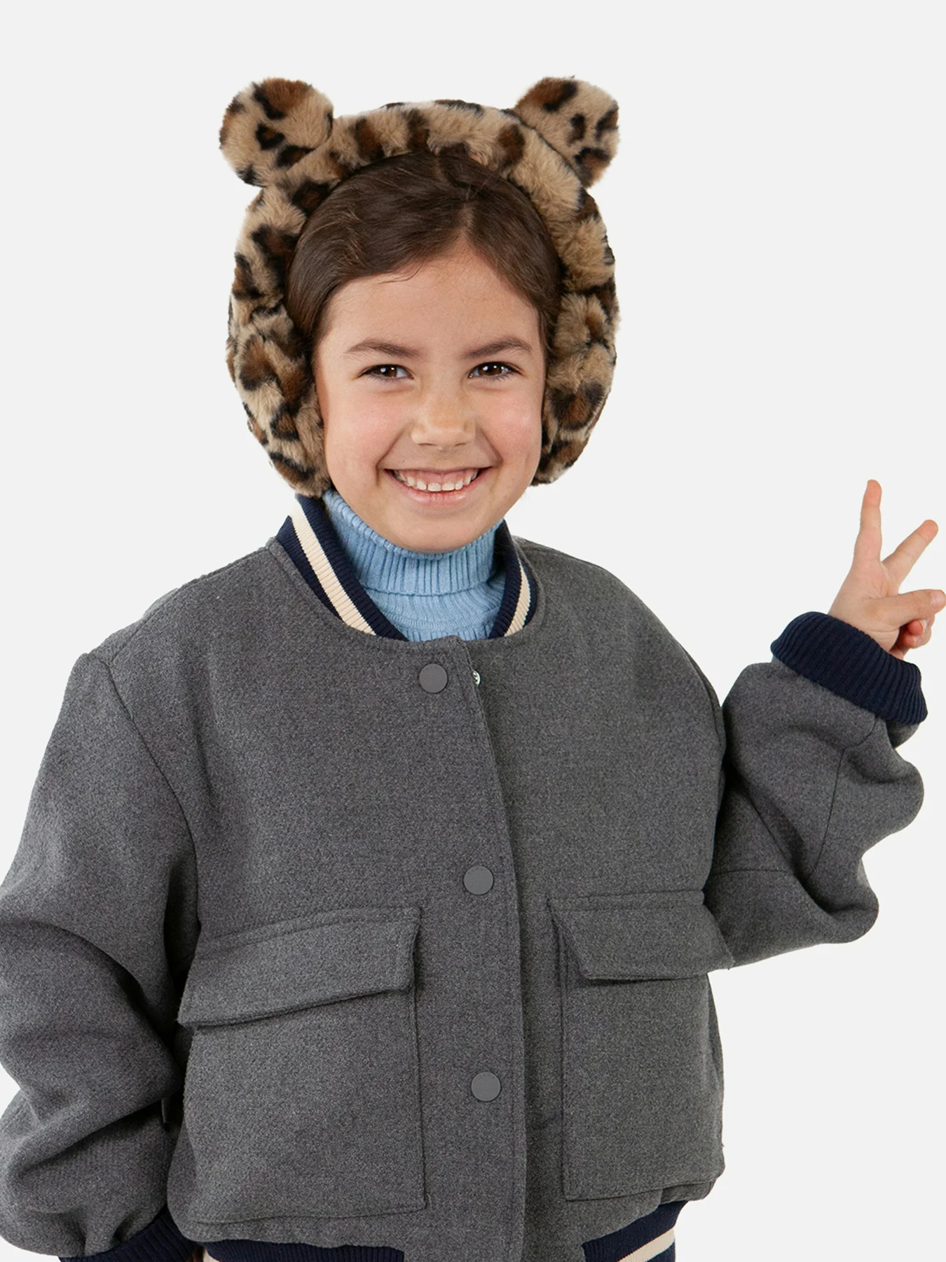 Girls’ Beriberi Earmuffs Brown - Image 2