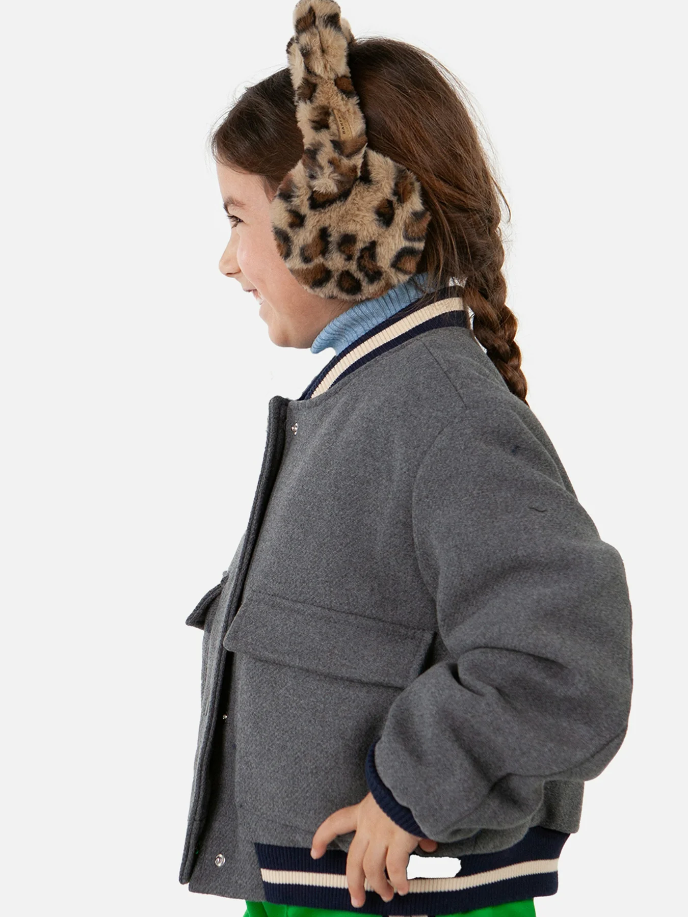Girls’ Beriberi Earmuffs Brown - Image 3