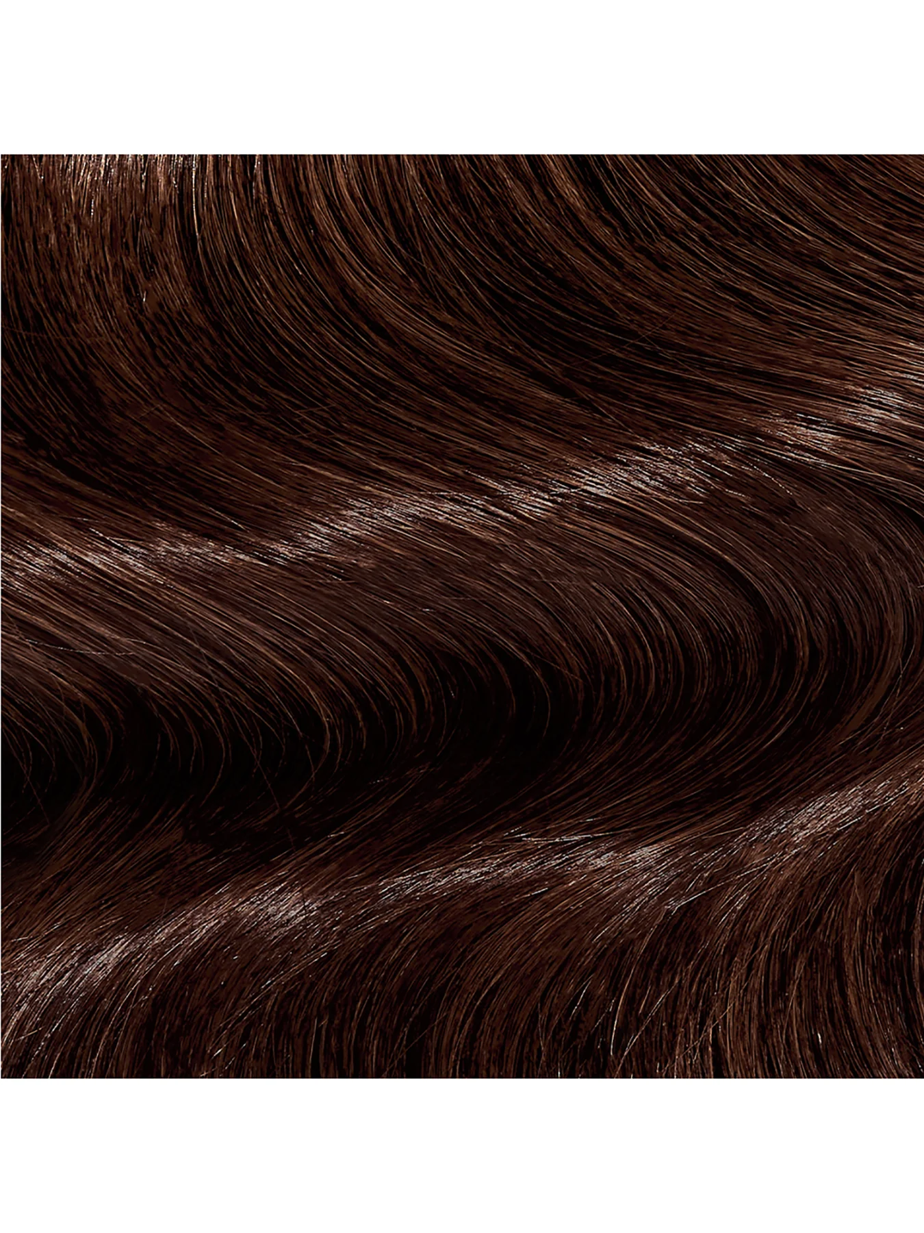 Deluxe Clip In Hair Extensions 18 Inch Chocolate - Image 3