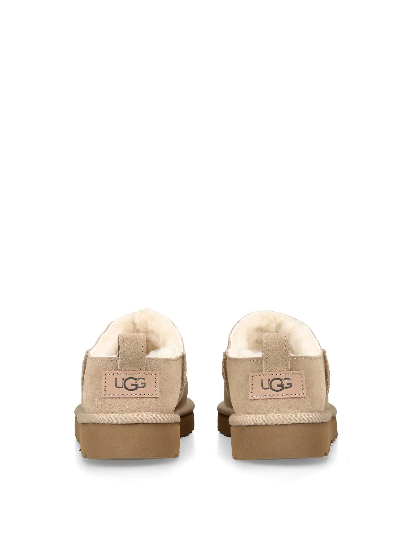 Womens Classic Micro Boots Beige - Image 3