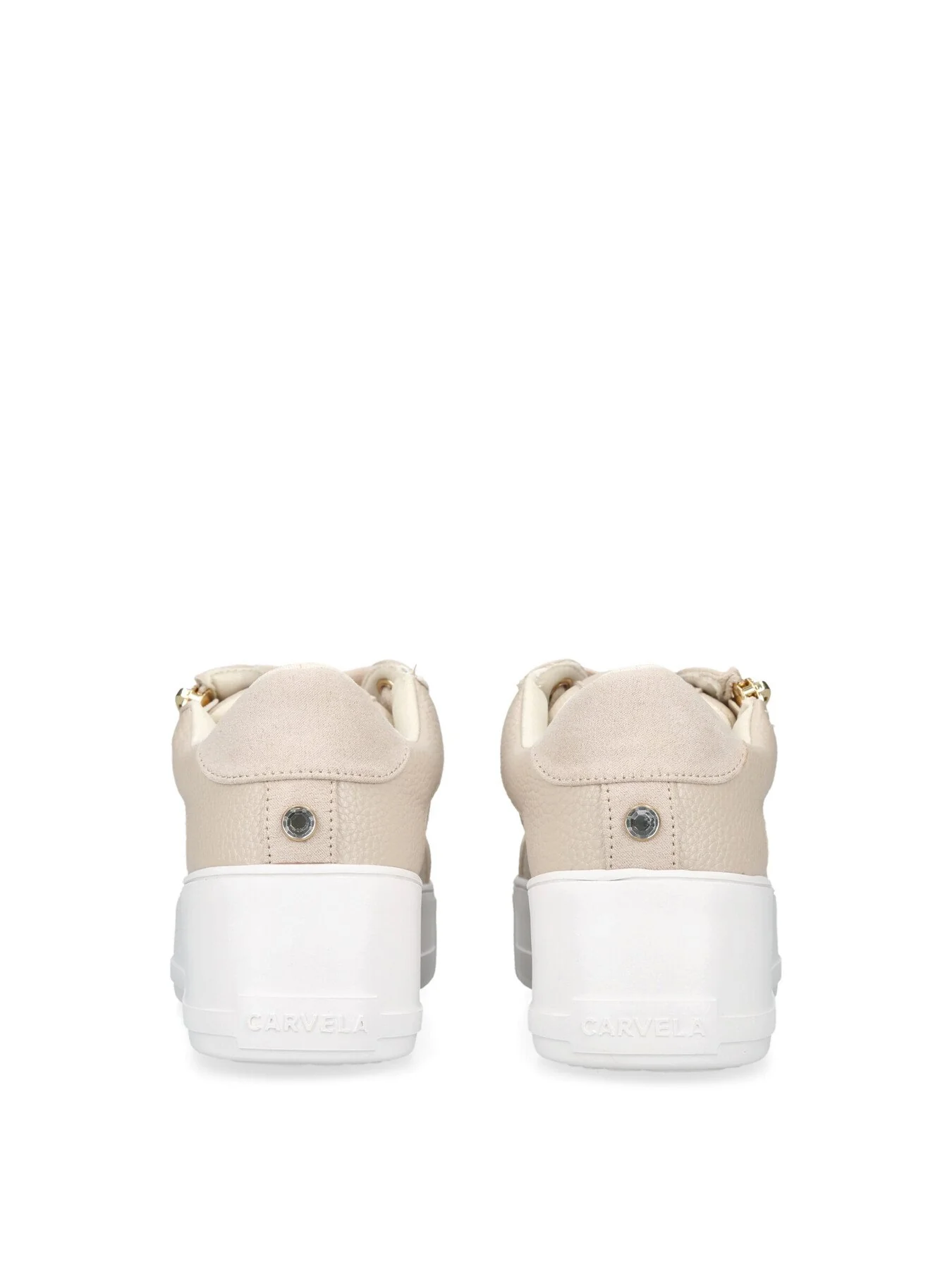 Jive Zip Ankle Boots Beige - Image 3