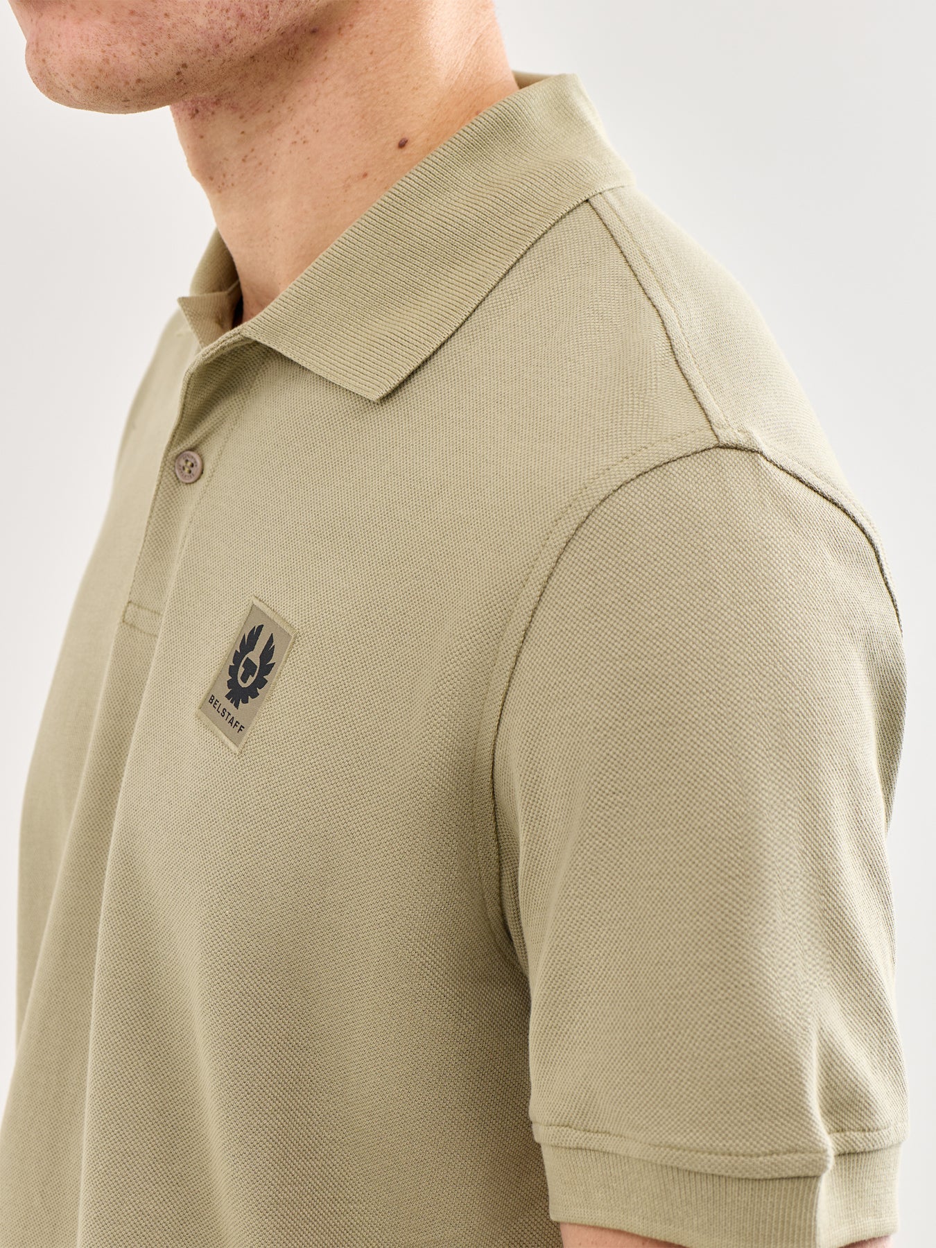 Polo Shirt Olive - Image 3