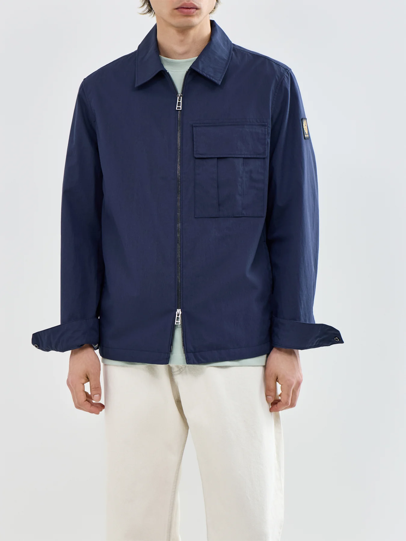 Cargo Overshirt Navy - Image 4
