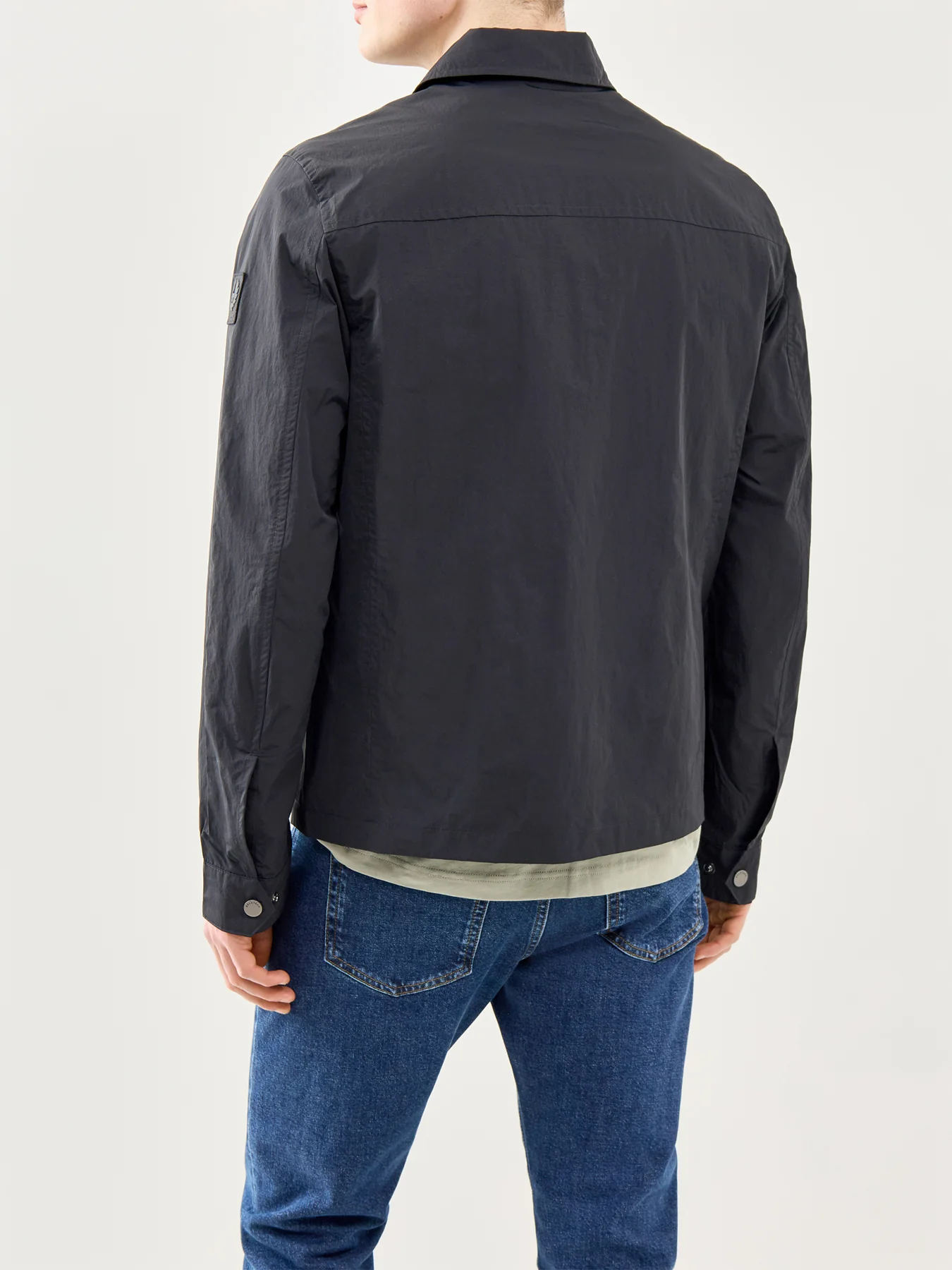Grid Overshirt Black - Image 5