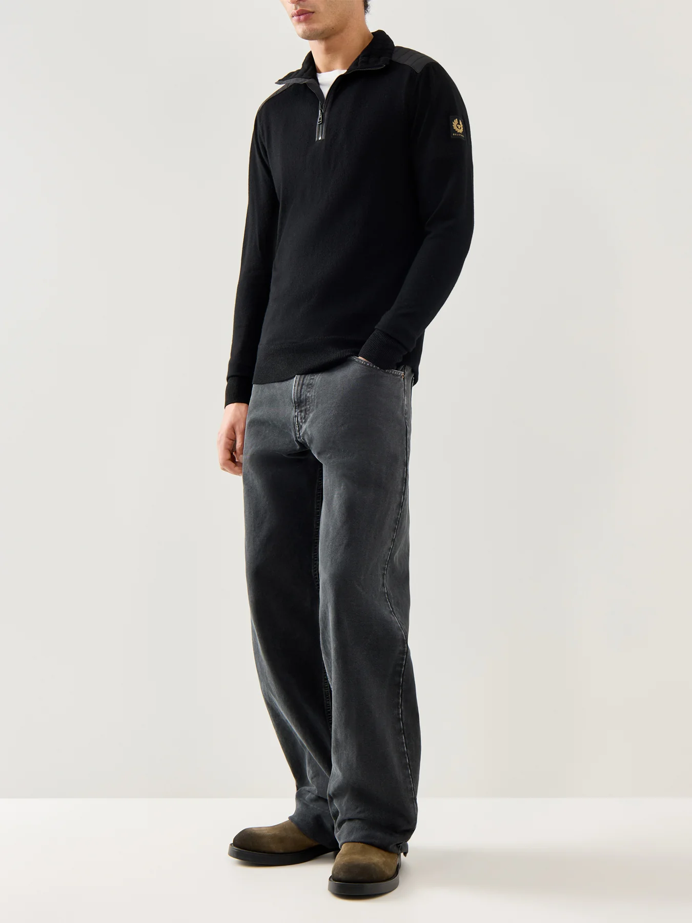 Kilmington 1/4 Zip Wool Jumper - Image 2