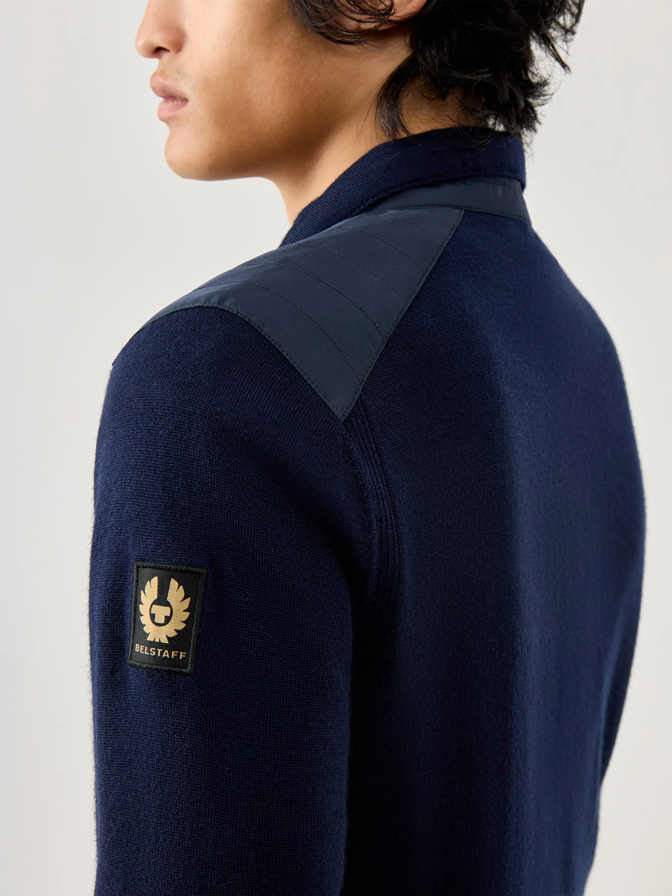 Kilmington 1/4 Zip Jumper Dark Ink - Image 3