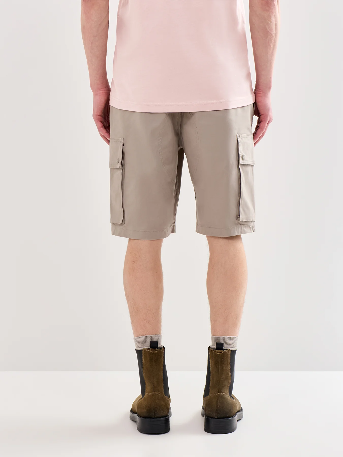 Route Cargo Shorts Beige - Image 5