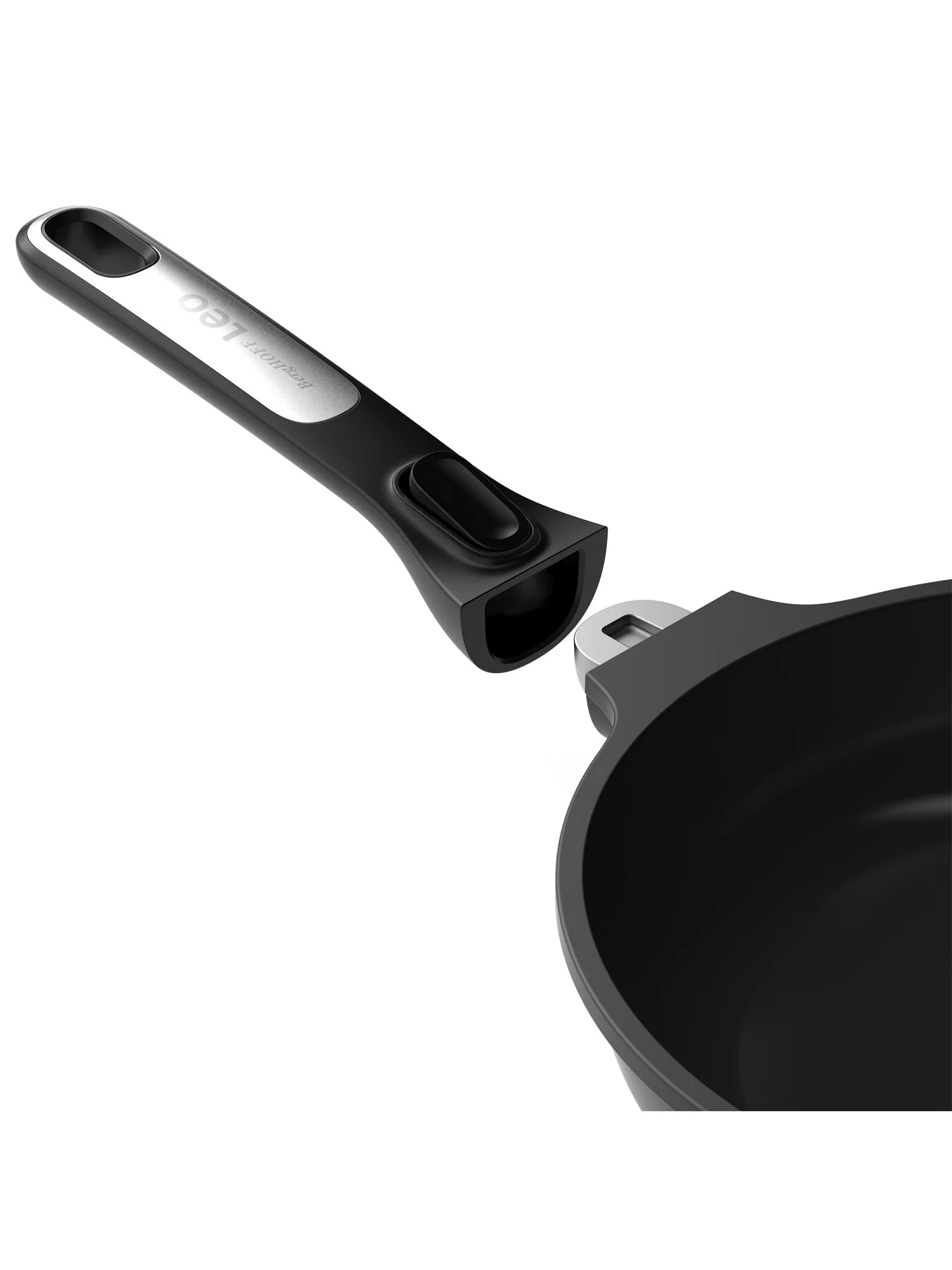 LEO Phantom Recycled Cast Aluminium Grill Pan with Detatchable Handle - Image 3