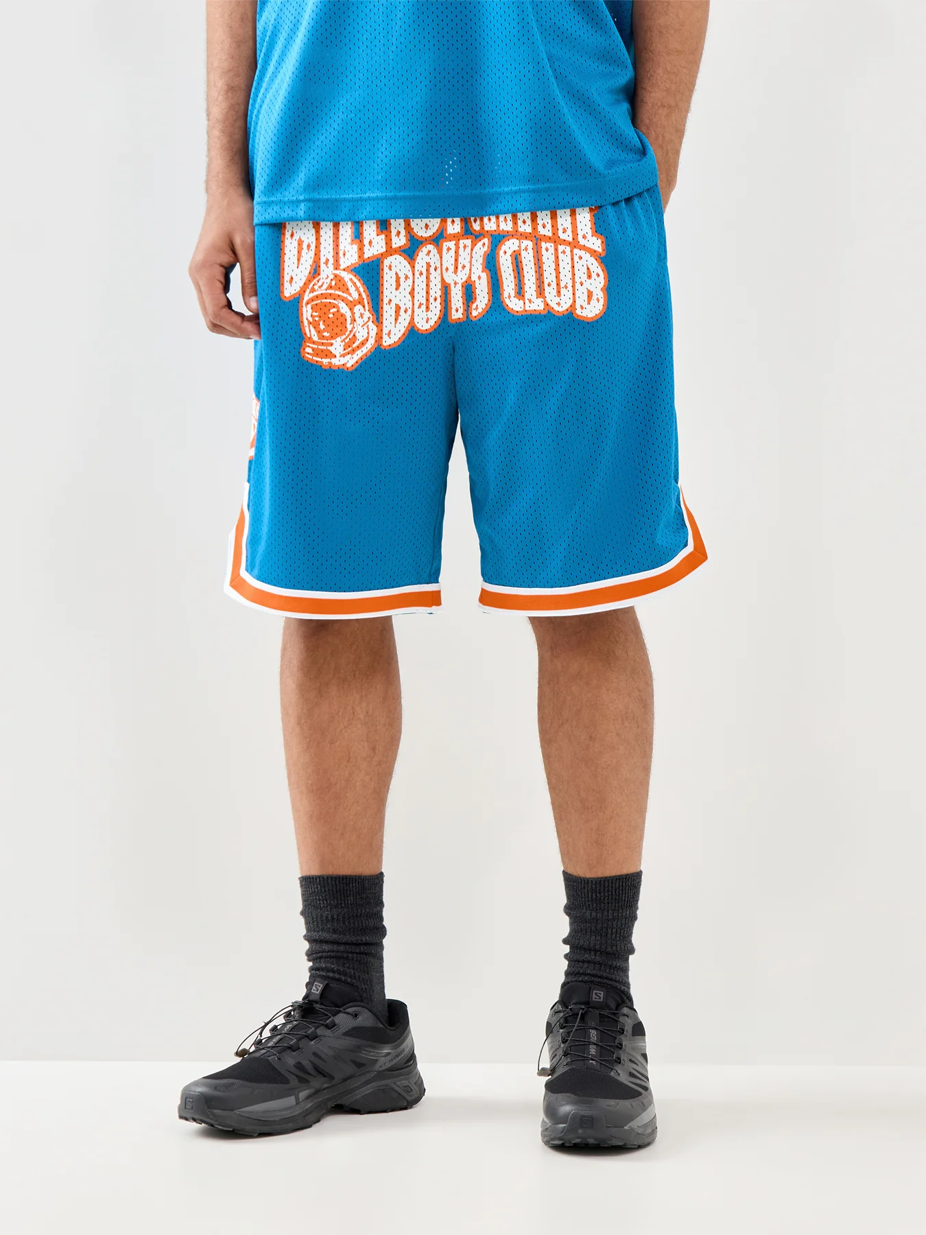 Mesh Sports Shorts Blue - Image 4