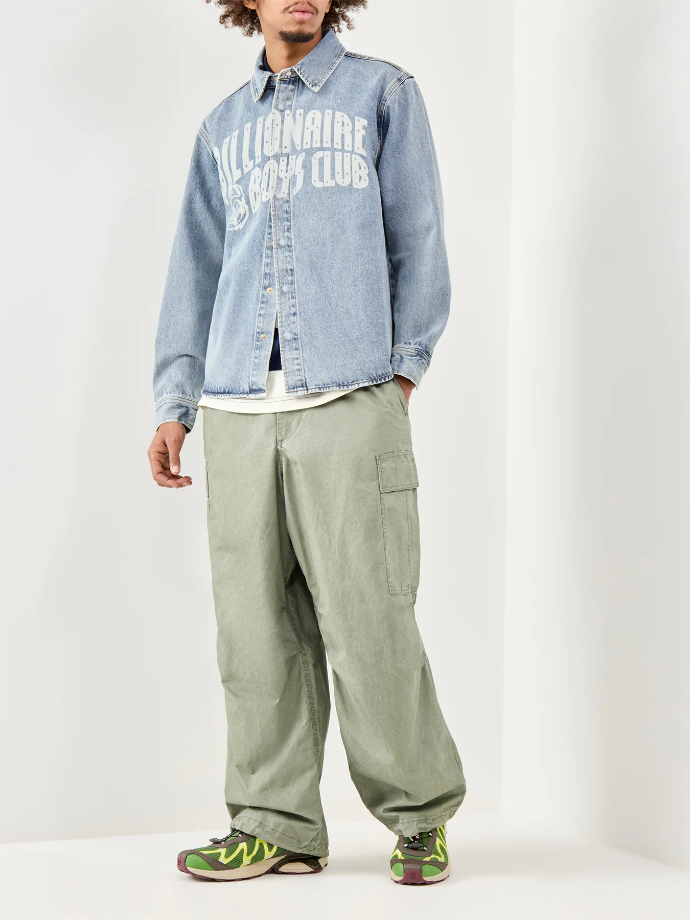 Faded Denim Shirt Blue - Image 2