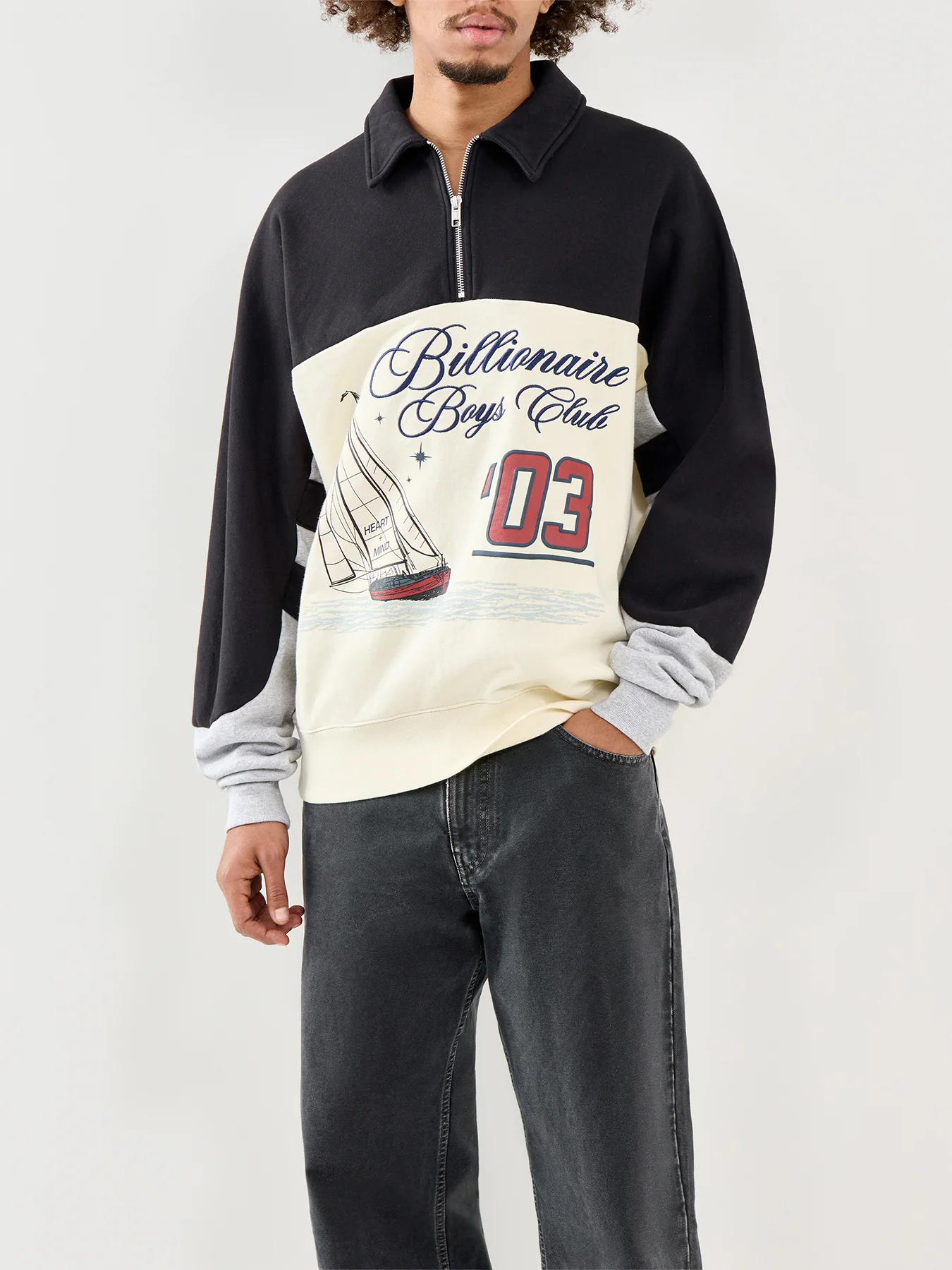 Regatta Panelled Quarter Zip Multi - Image 4