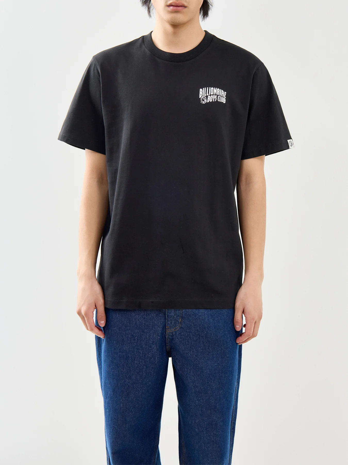 Small Arch Logo Short Sleeve Tee Black - Image 4
