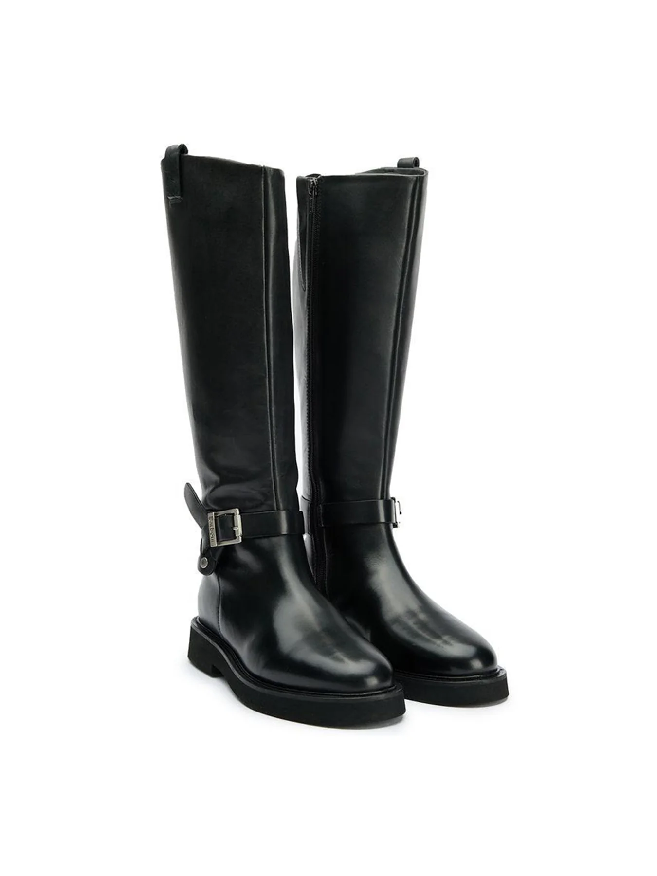 Theodora Leather Knee Boots - Image 2