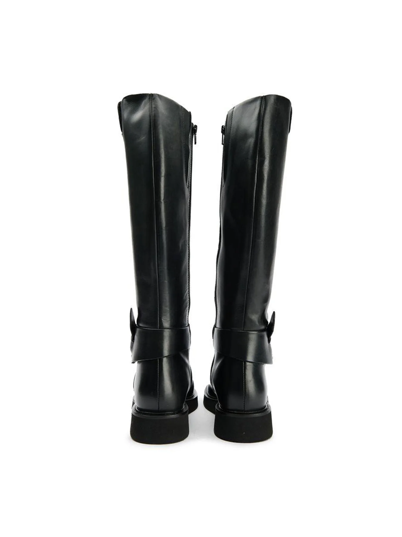 Theodora Leather Knee Boots - Image 3
