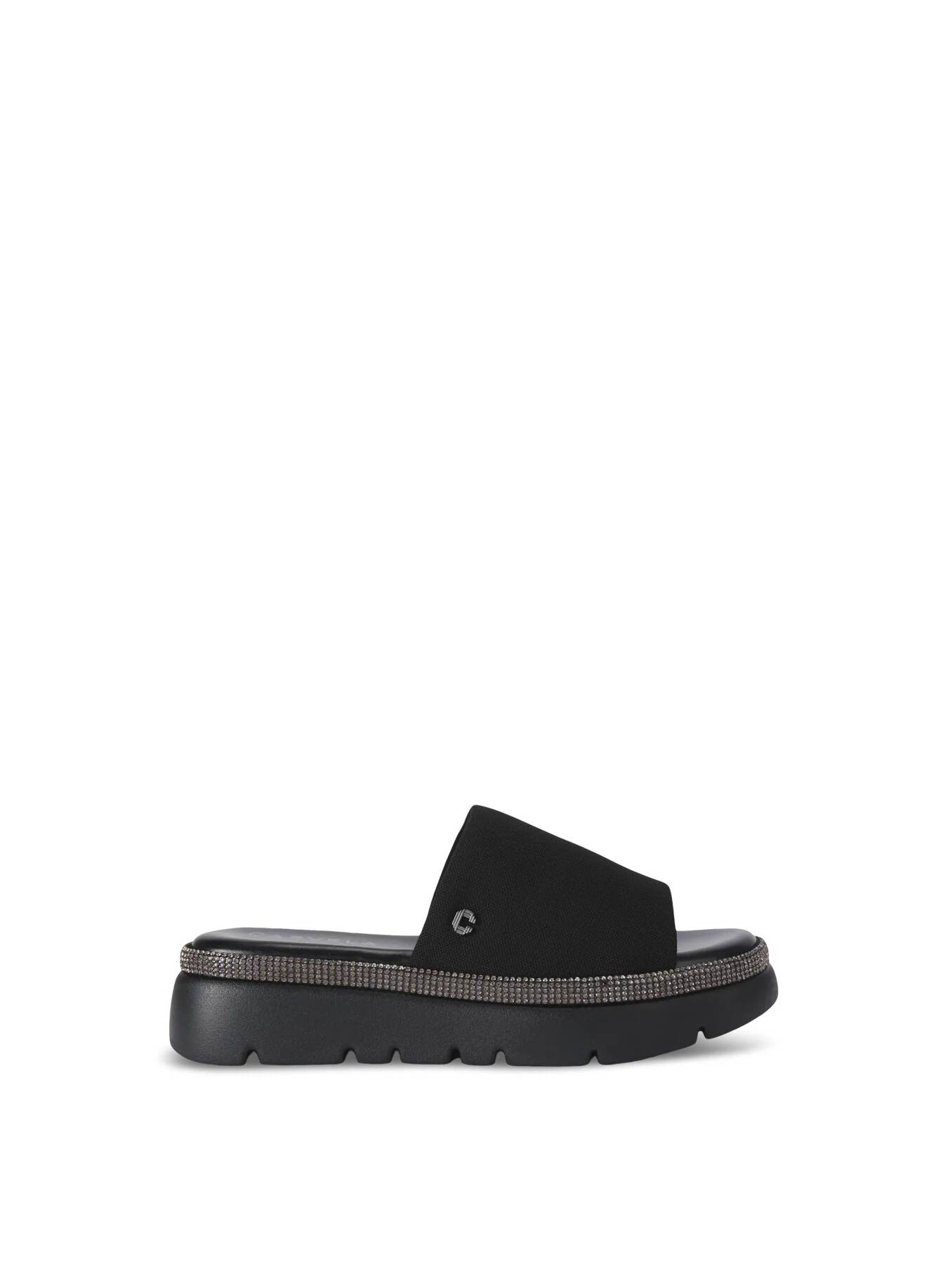Dazzle Platform Sandals Black