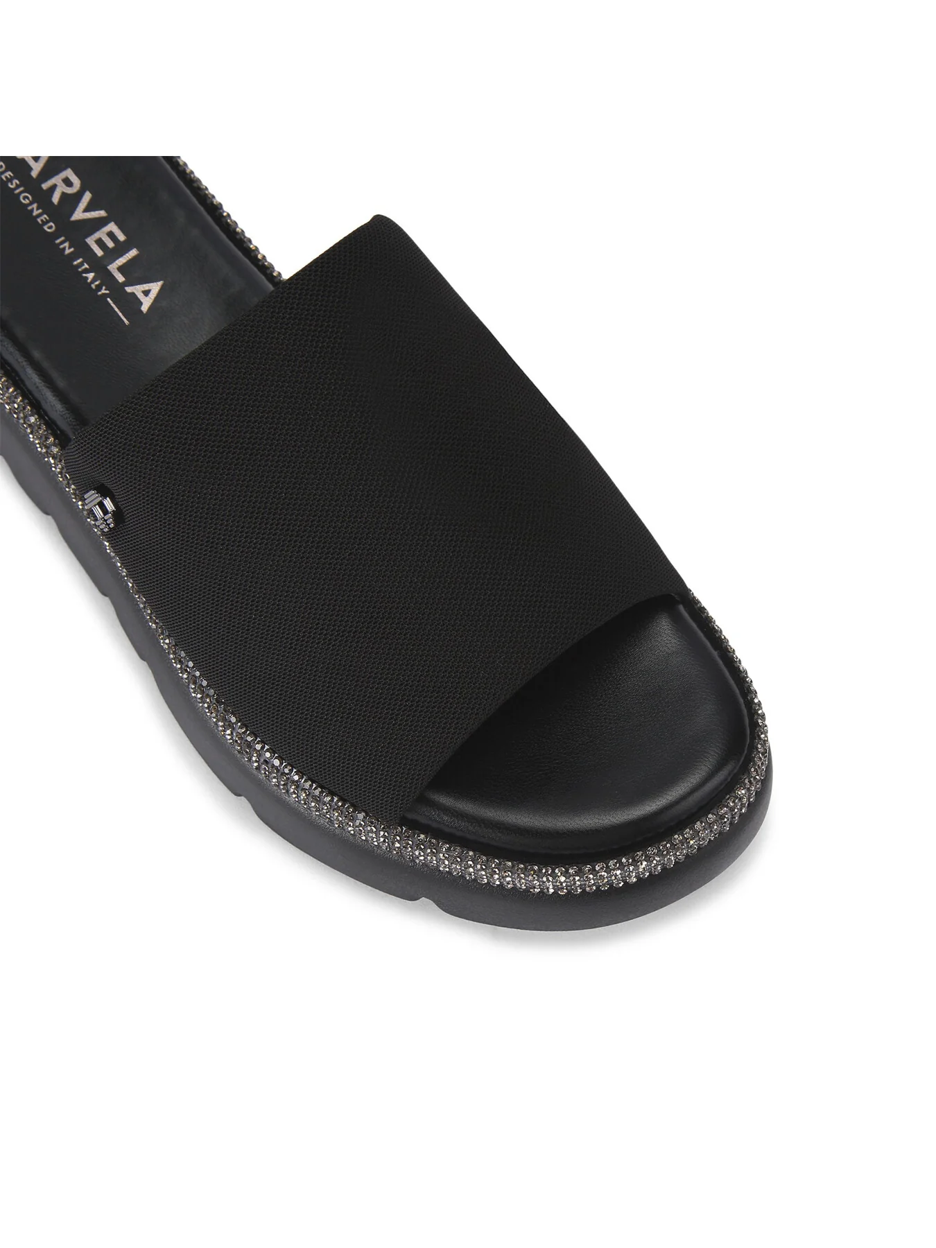 Dazzle Platform Sandals Black - Image 3