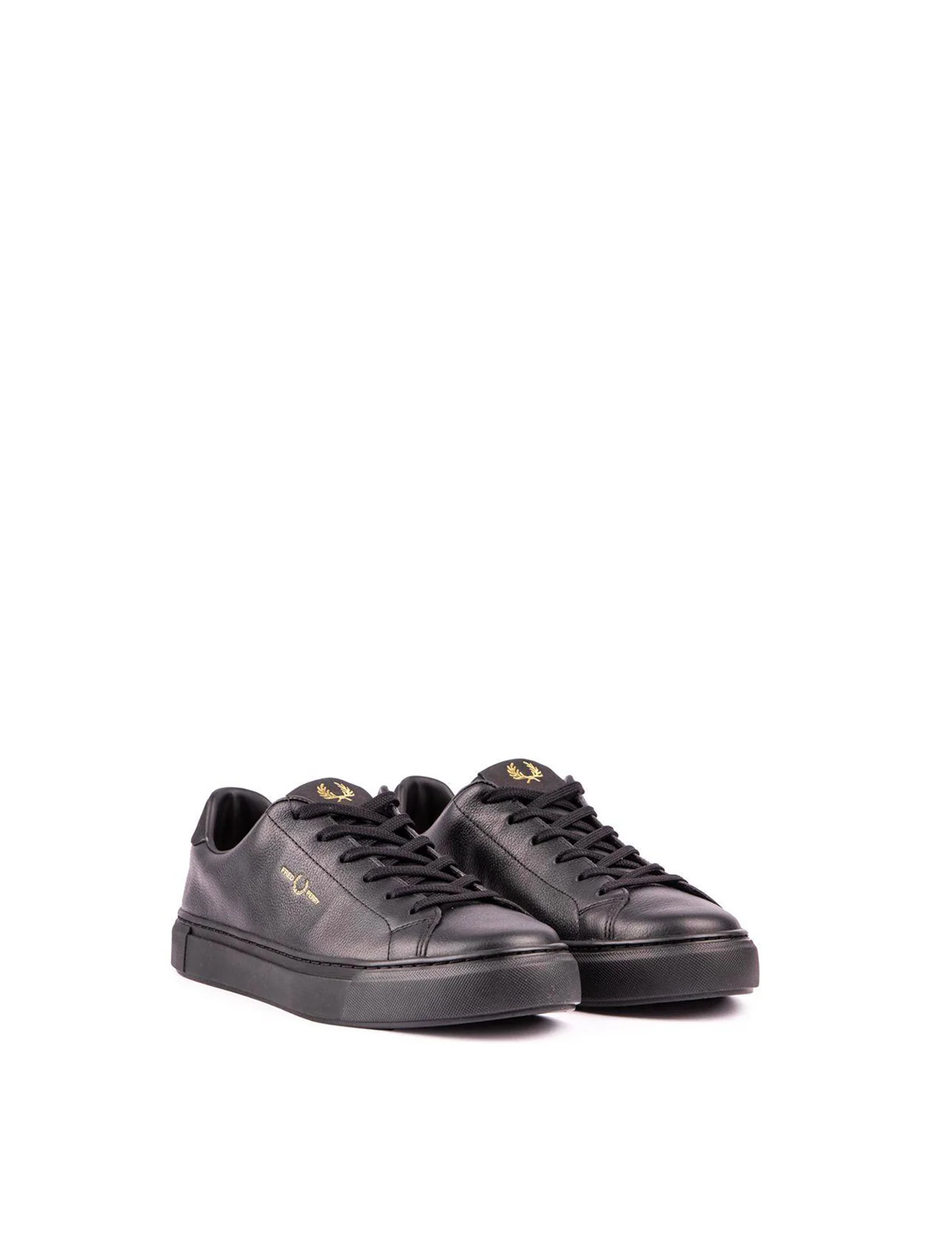 B71 Leather Trainers Black - Image 3