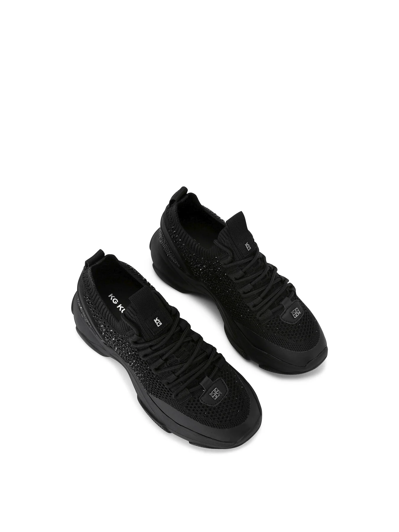Lively Gem Knitted Embellished Trainers - Image 2