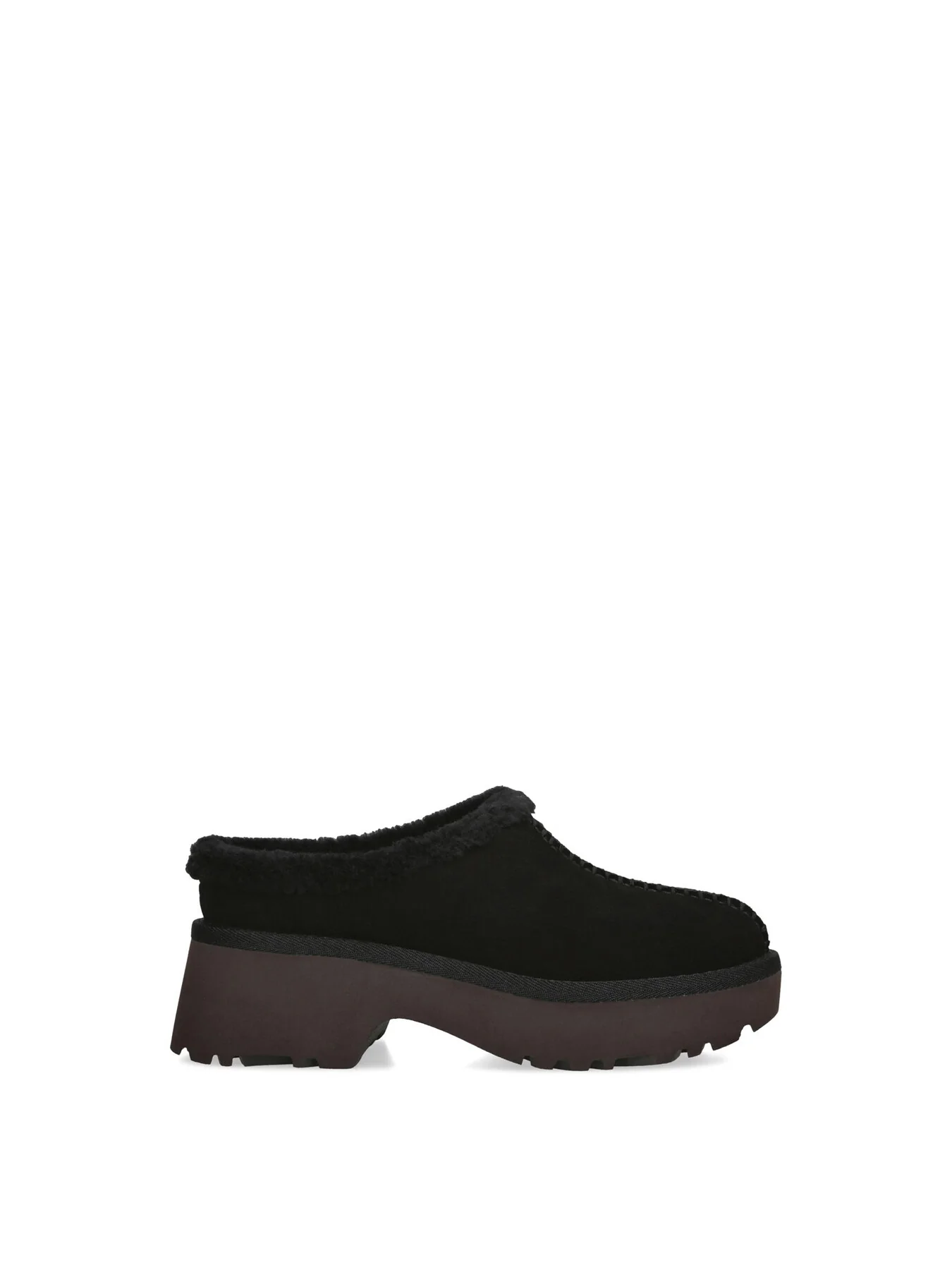 Womens New Heights Cozy Clog Suede Slip Ons - Image 4