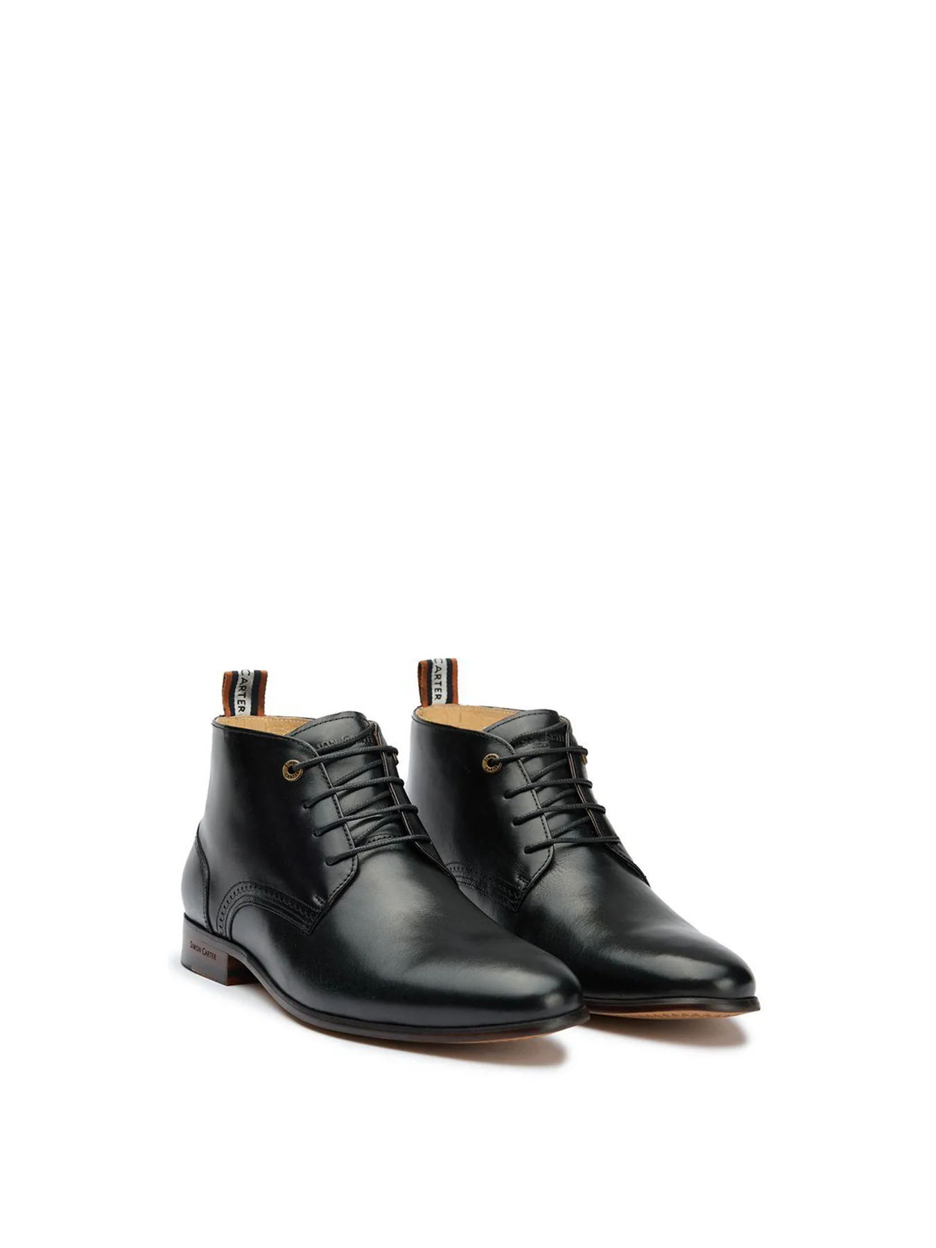 Boyce Leather Chukka Boots Black - Image 3