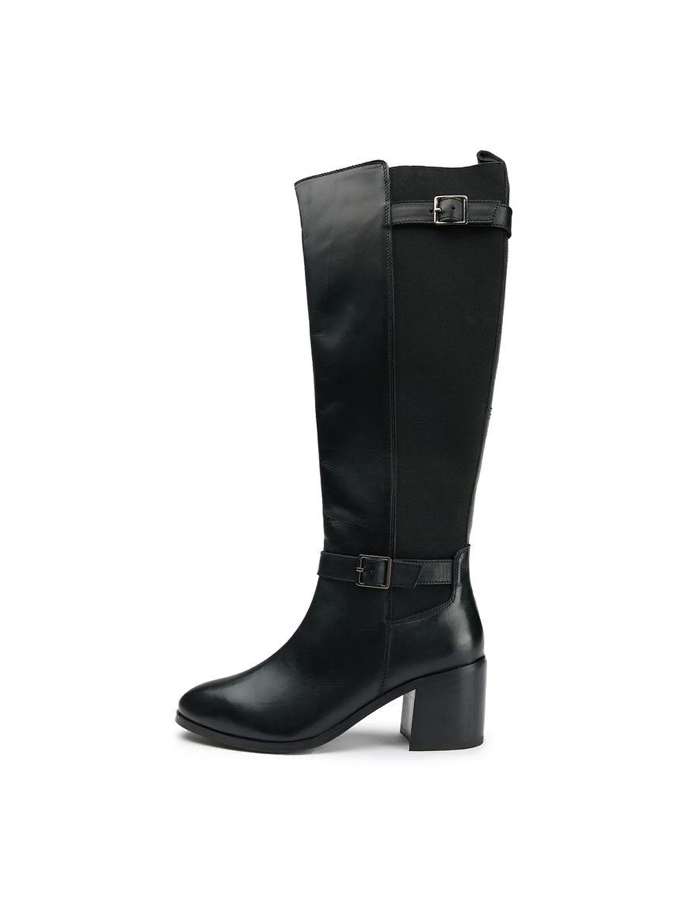Gotta Elasticated Knee High Boots Black - Image 2