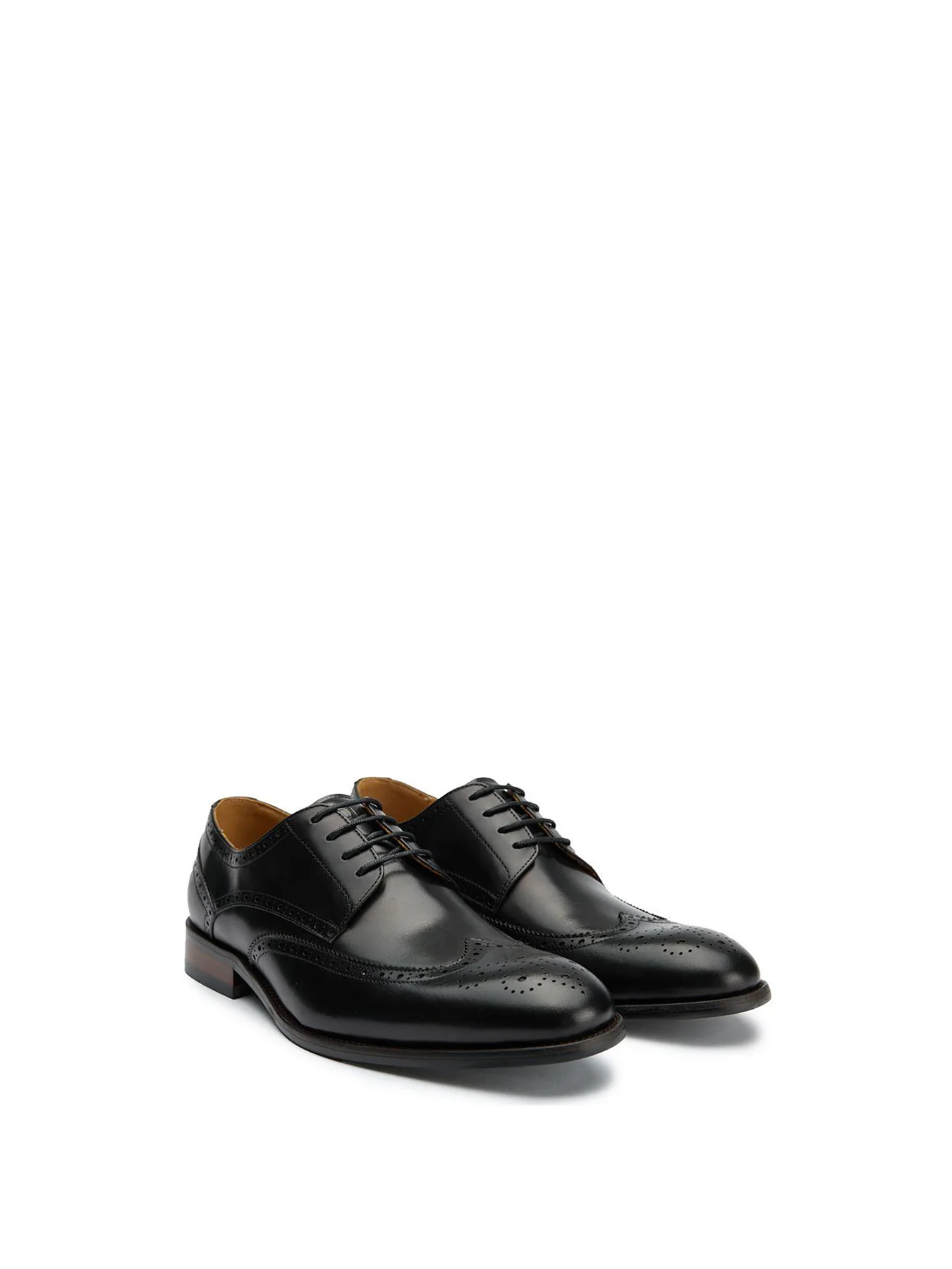Hoggle Brogue Shoes Black - Image 3