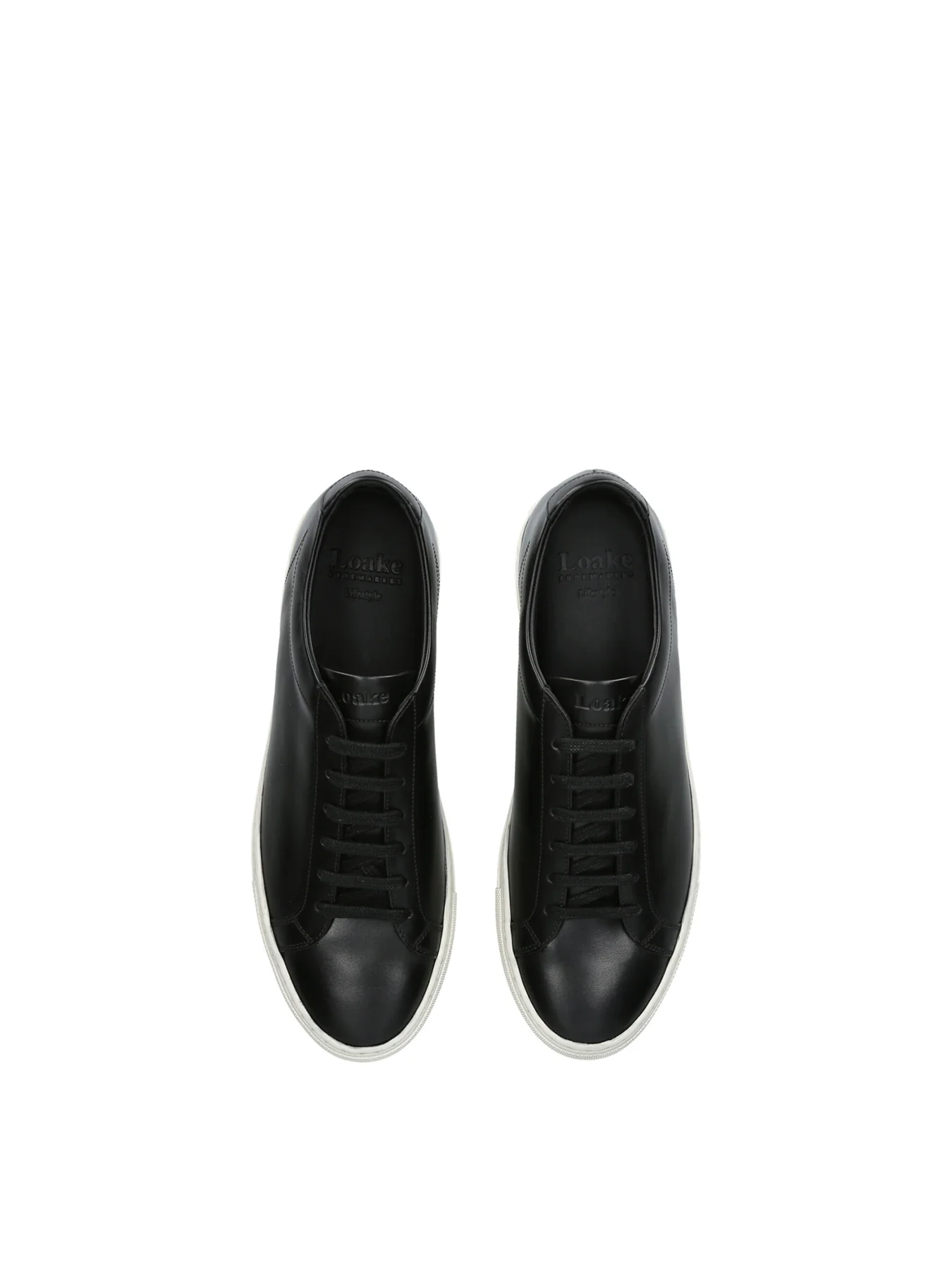 Sprint Leather Trainers Black - Image 2