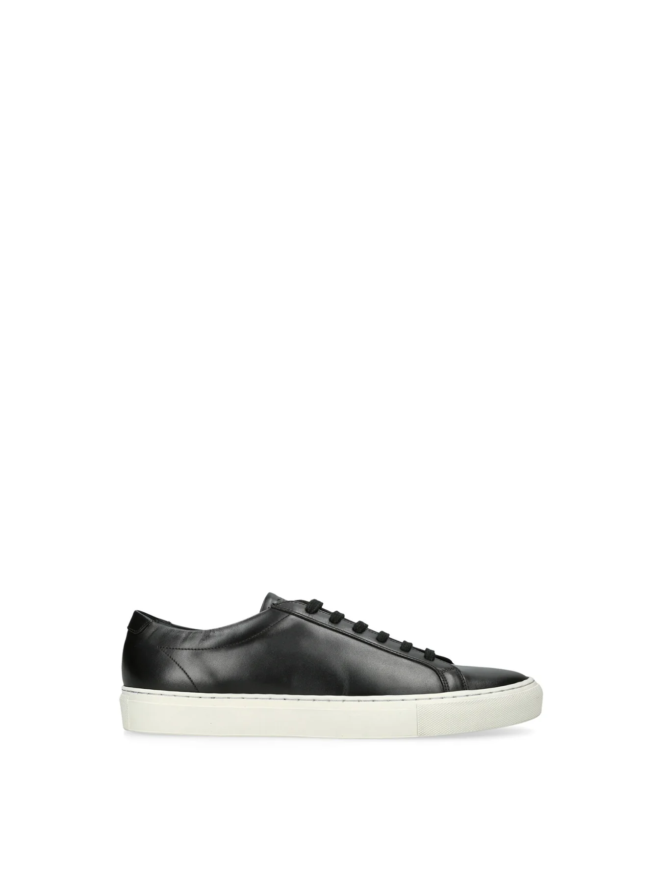Sprint Leather Trainers Black - Image 4