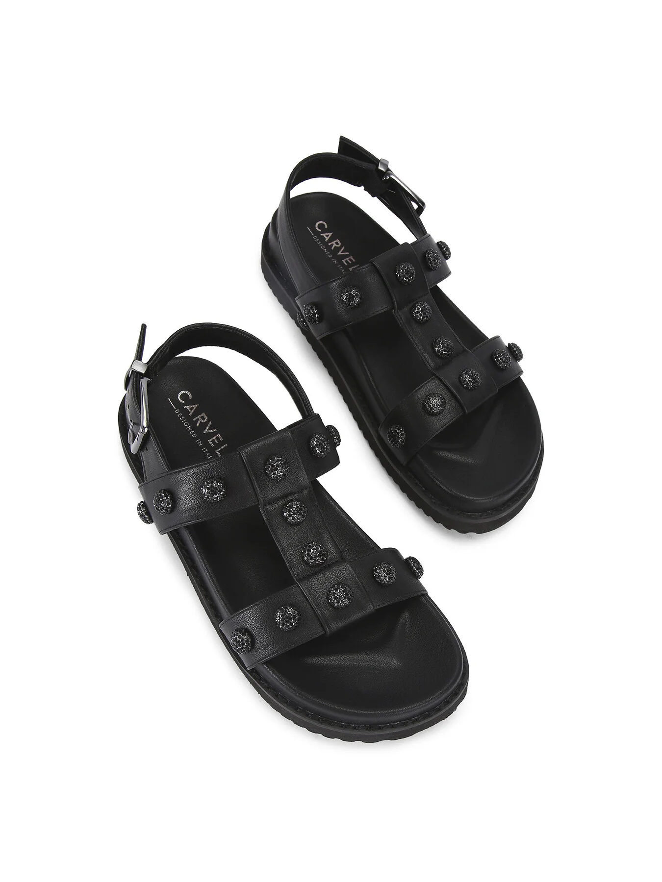 Triumph Strappy Sandals Black - Image 2
