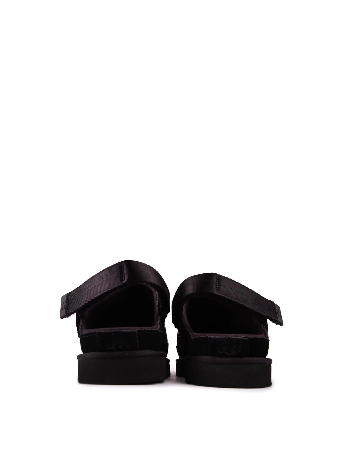 Womens Golden Star Clog Slippers Black - Image 3