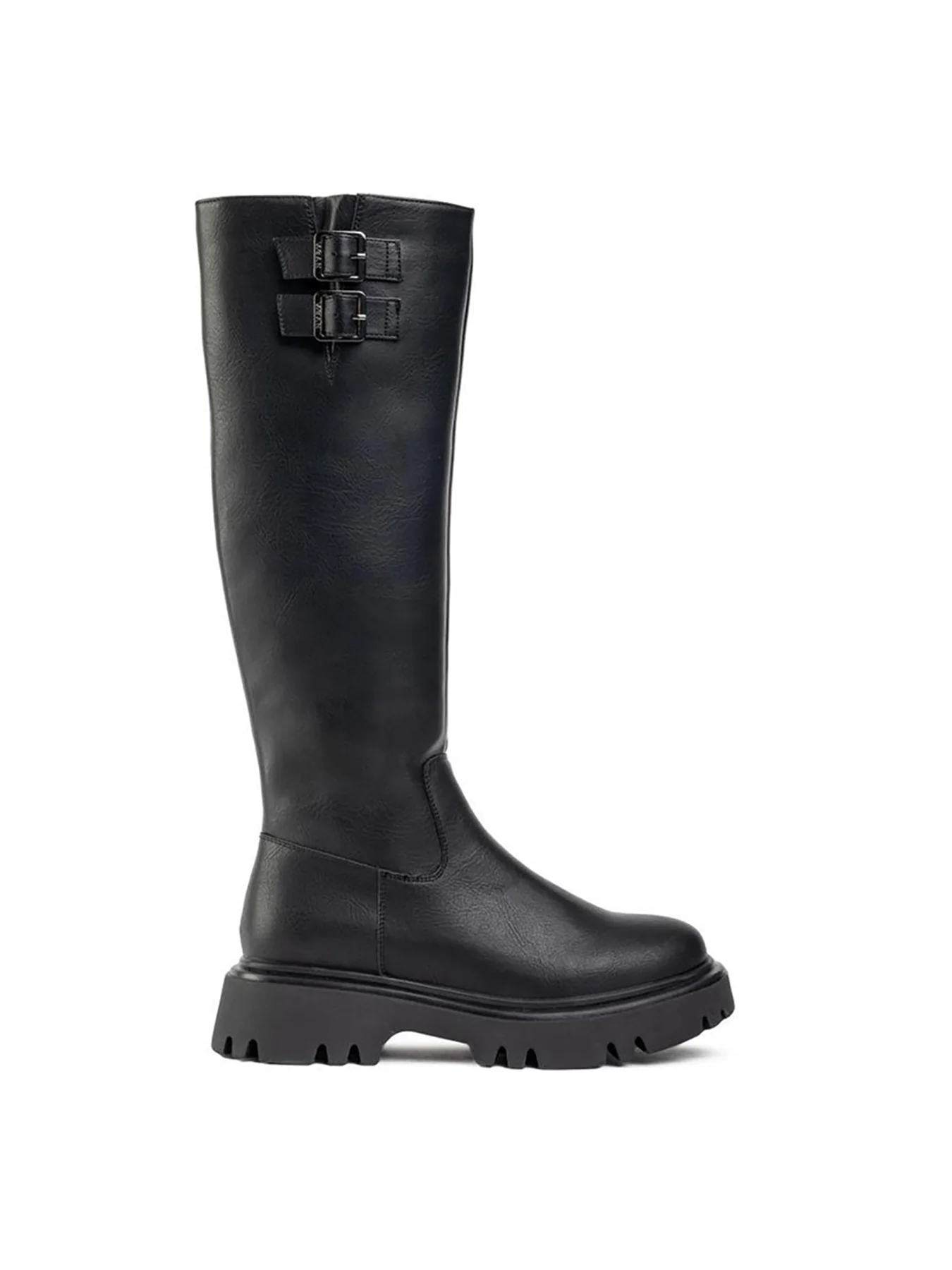 Vegan Bram Knee High Boots Black