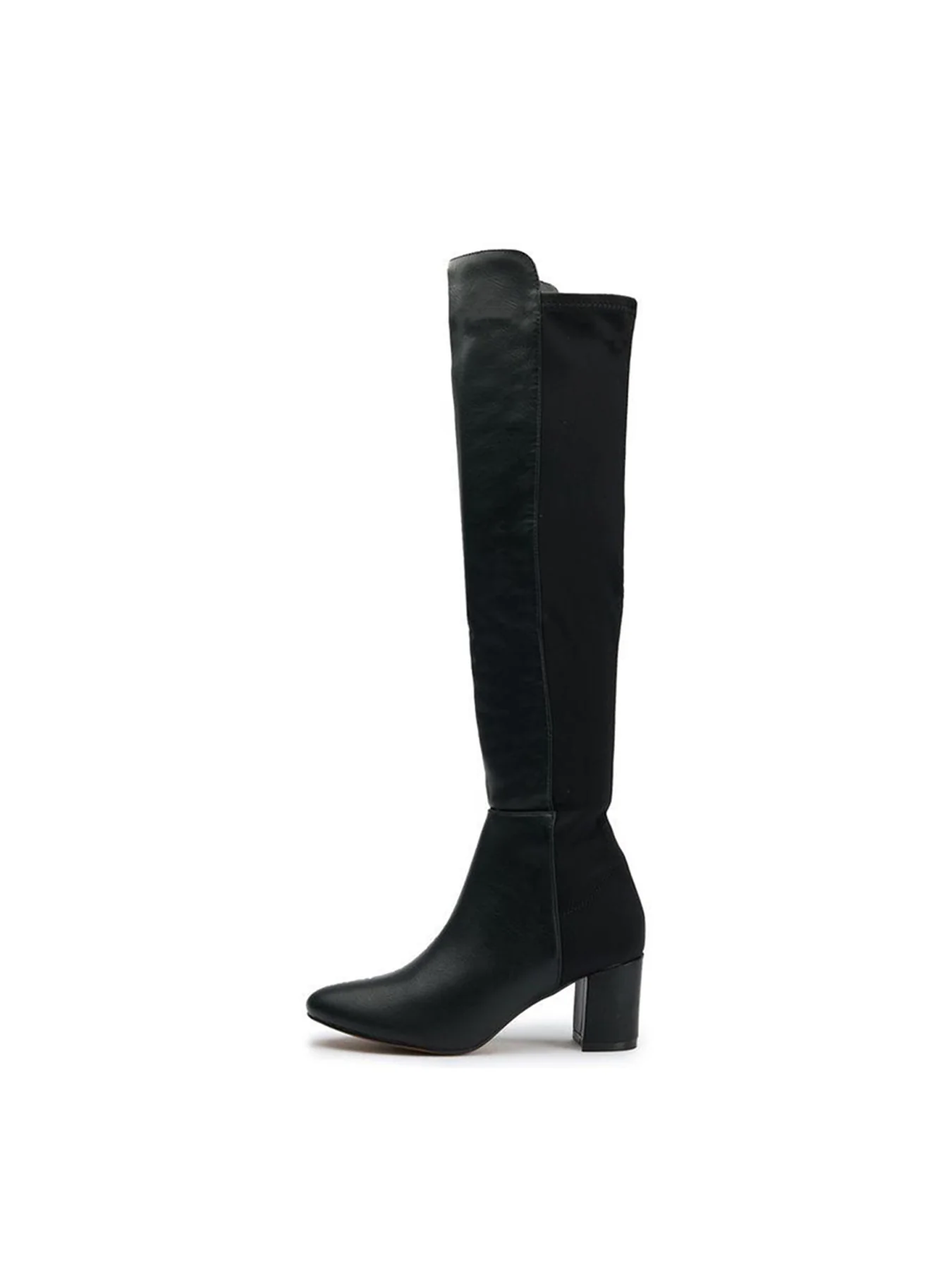 Vegan Suga Knee High Boots Black - Image 2