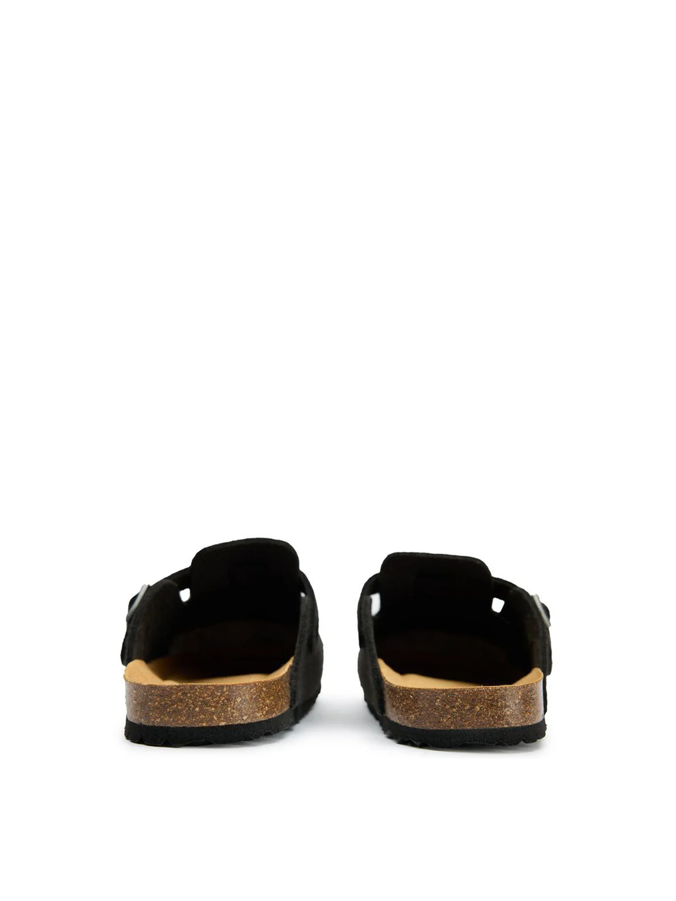 Vegan Taro Comfort Recycled Felt Footbed Slippers Black - Image 4