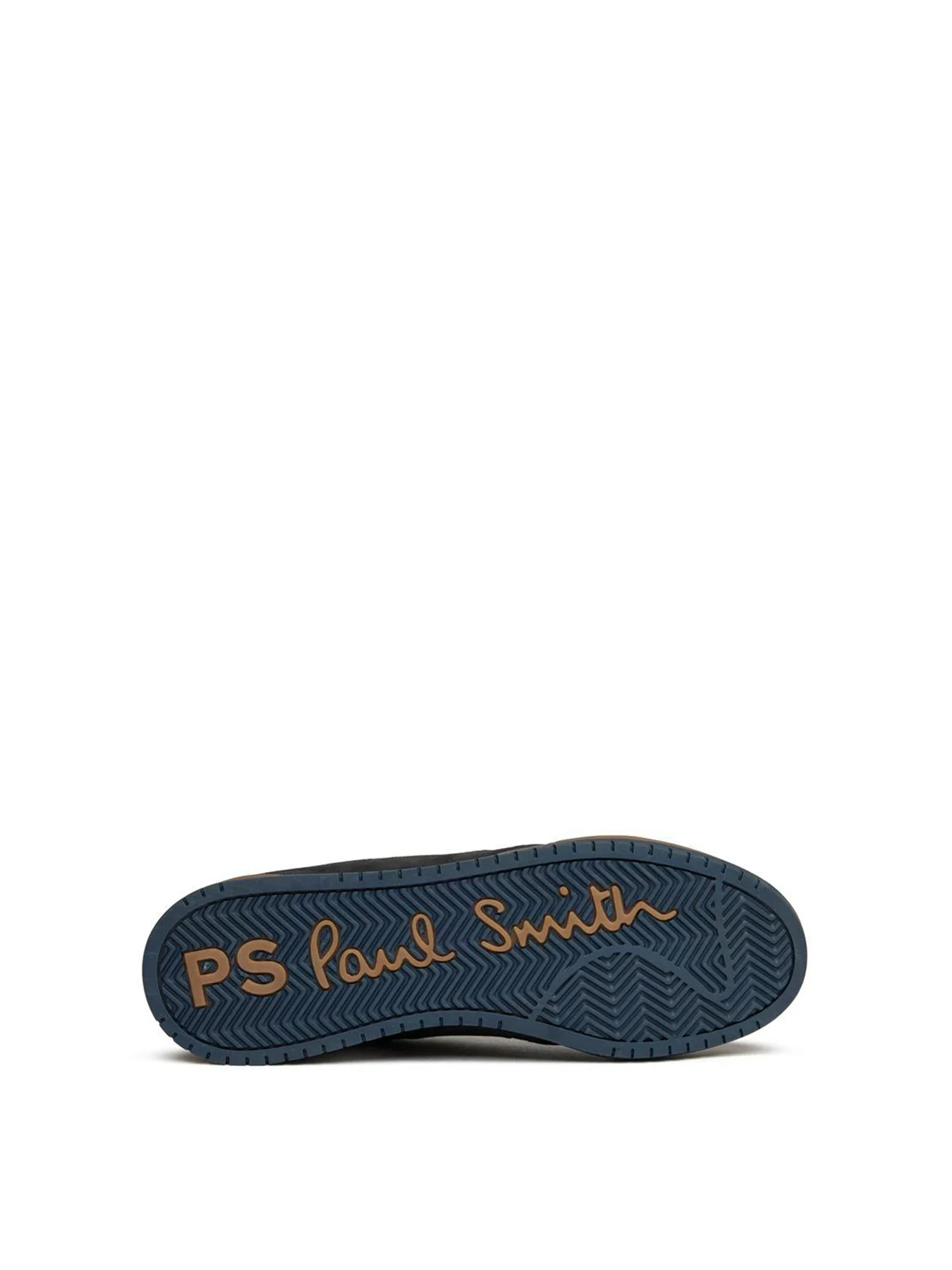 Rye Leather Trainers Blue - Image 4