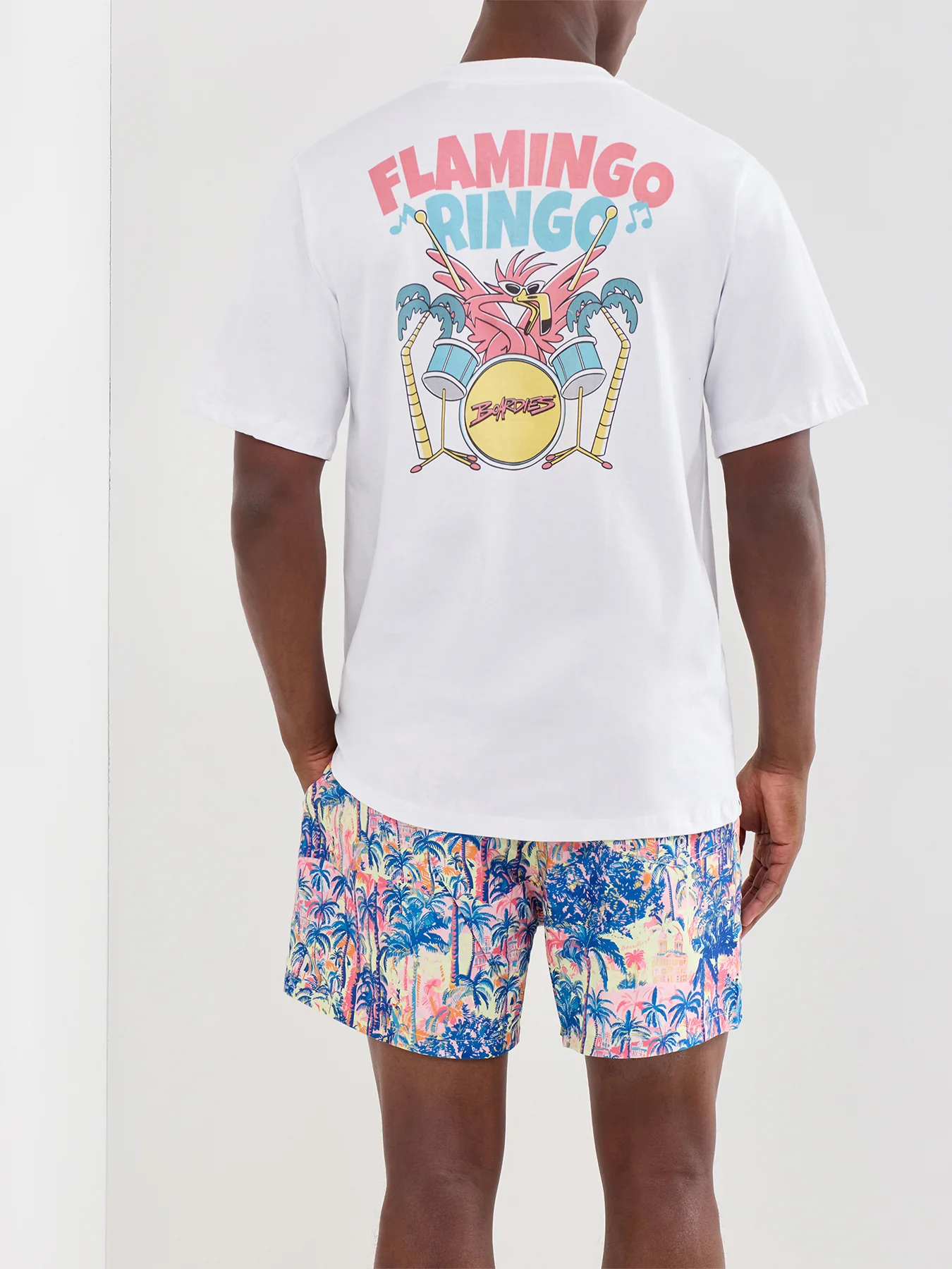 Graphic Cotton T-Shirt White - Image 3