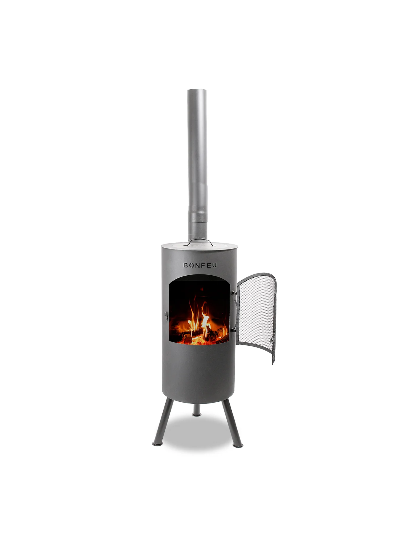 BonTino Outdoor Fireplace Black - Image 5