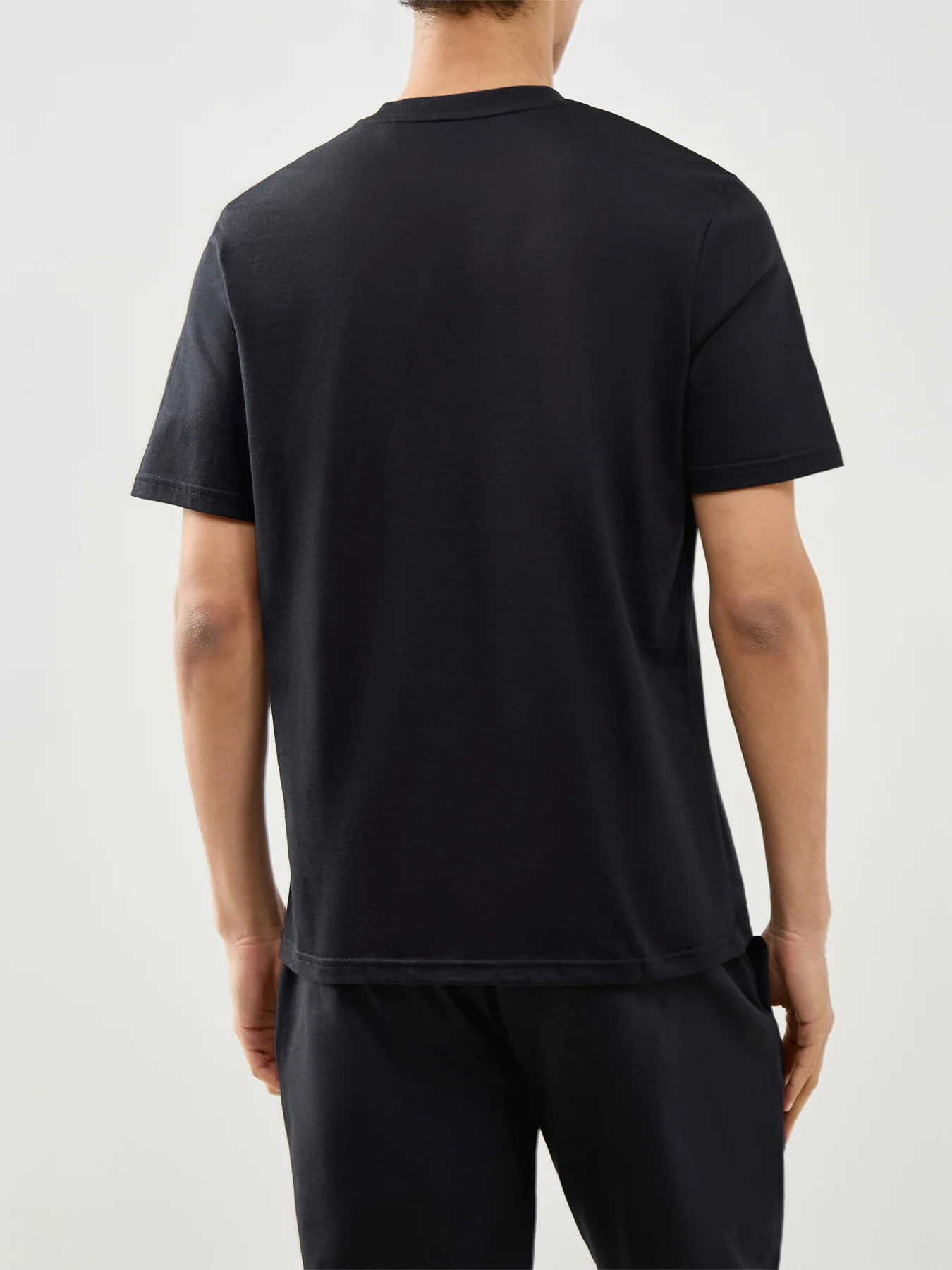 Authentic Lounge T-Shirt Black - Image 3