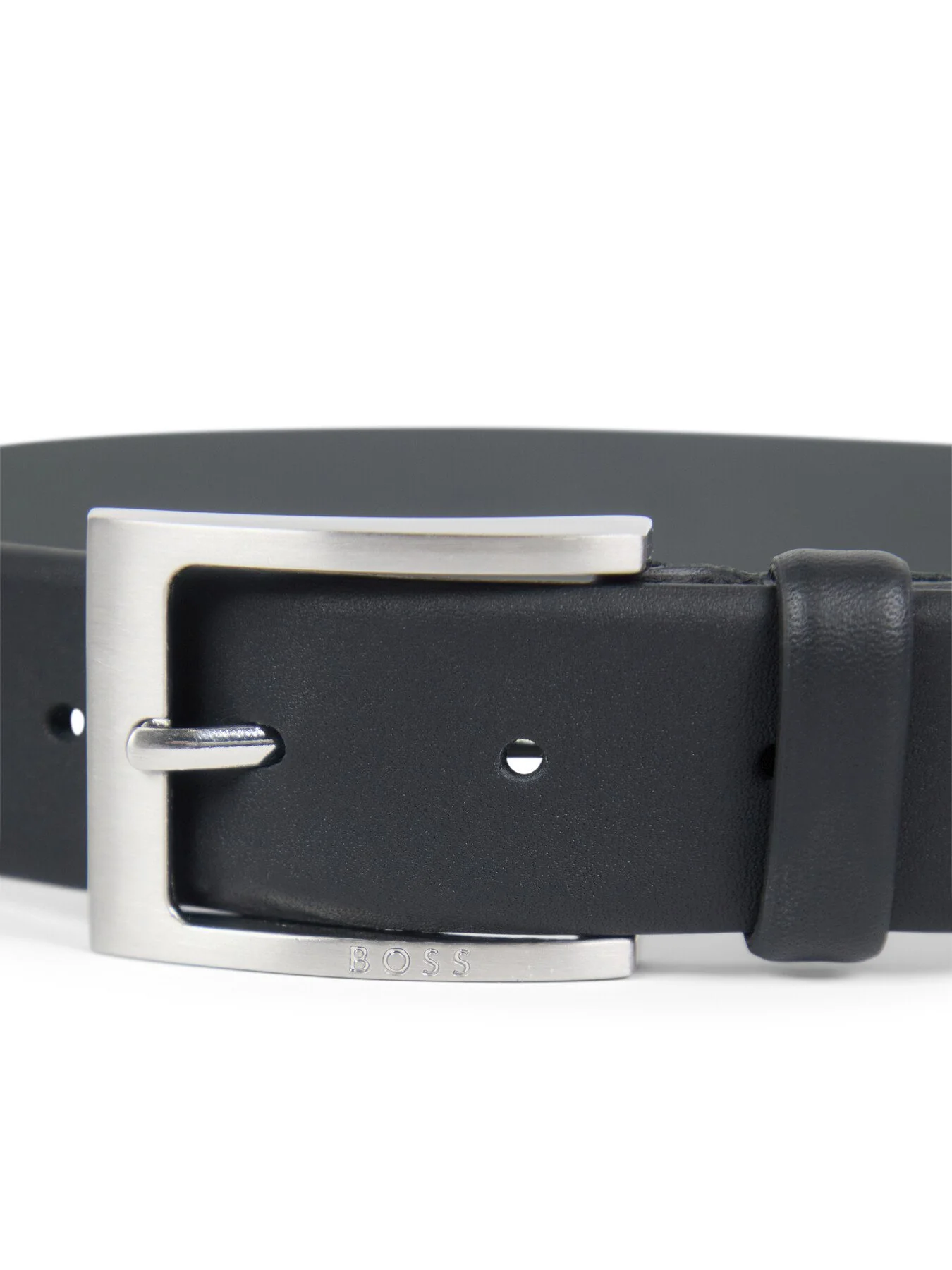 Barnabie Leather Belt Black - Image 4